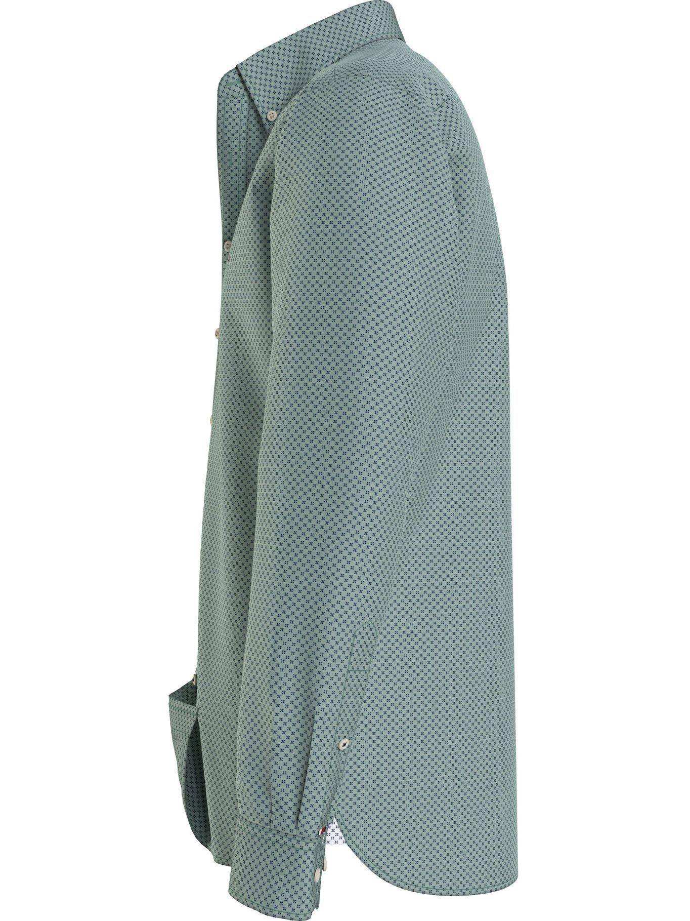 Camisa Natural Soft Mini Print Verde Tommy Hilfiger-4