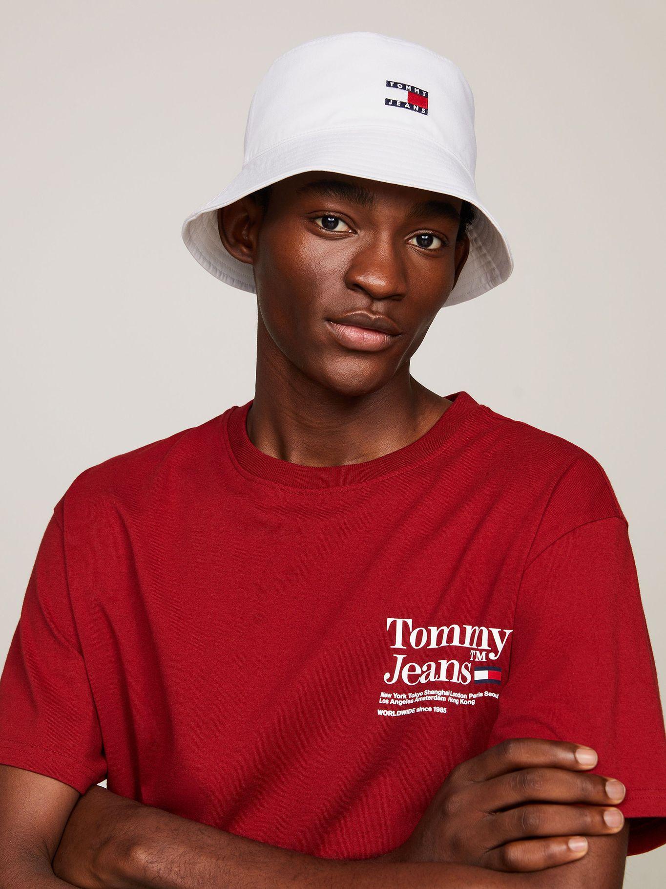 Gorro Bucket Heritage Con Logo Blanco Tommy Hilfiger-1