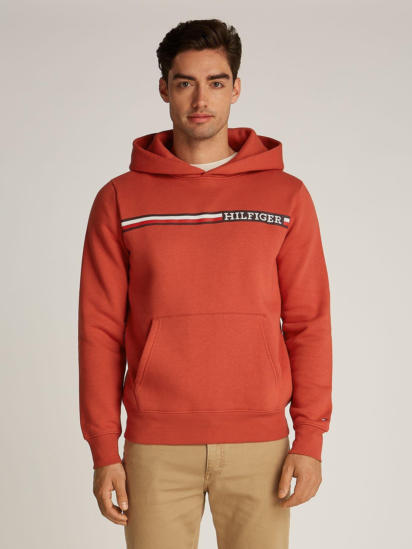 Polerón Hoodie Con Logo Stripe Rojo Tommy Hilfiger-0