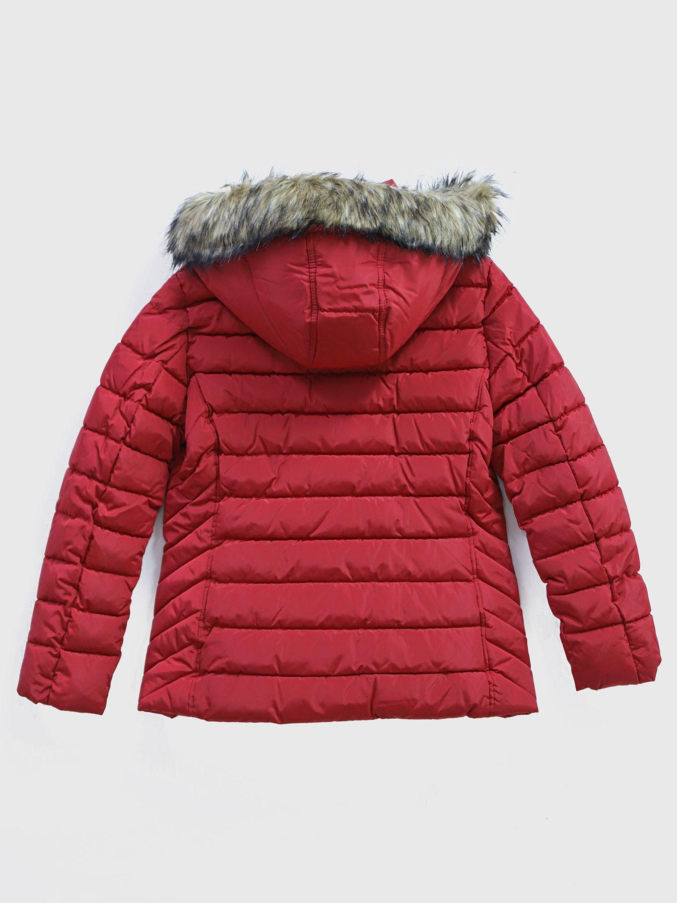 Parka Essential Hoodie Rojo Tommy Hilfiger-1