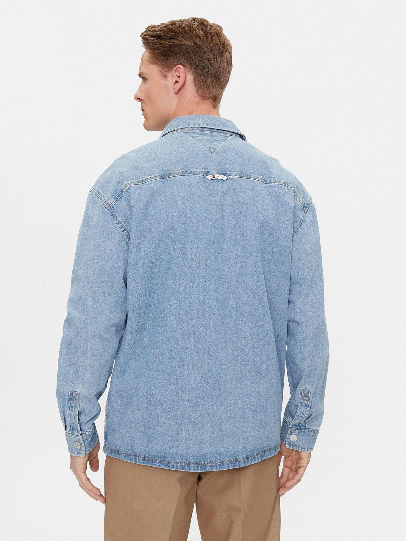 Camisa Denim Casual Fit Celeste Tommy Hilfiger-2