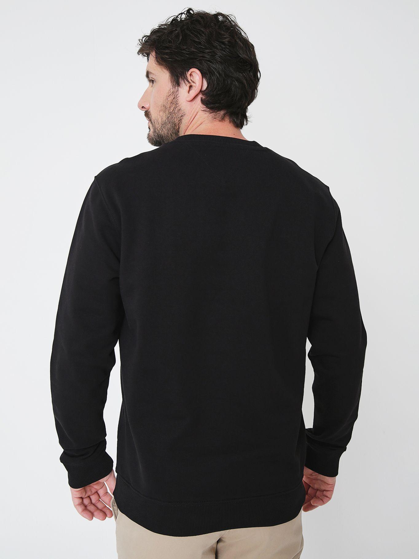 Polerón Entry Graphic Logo Negro Tommy Hilfiger-1