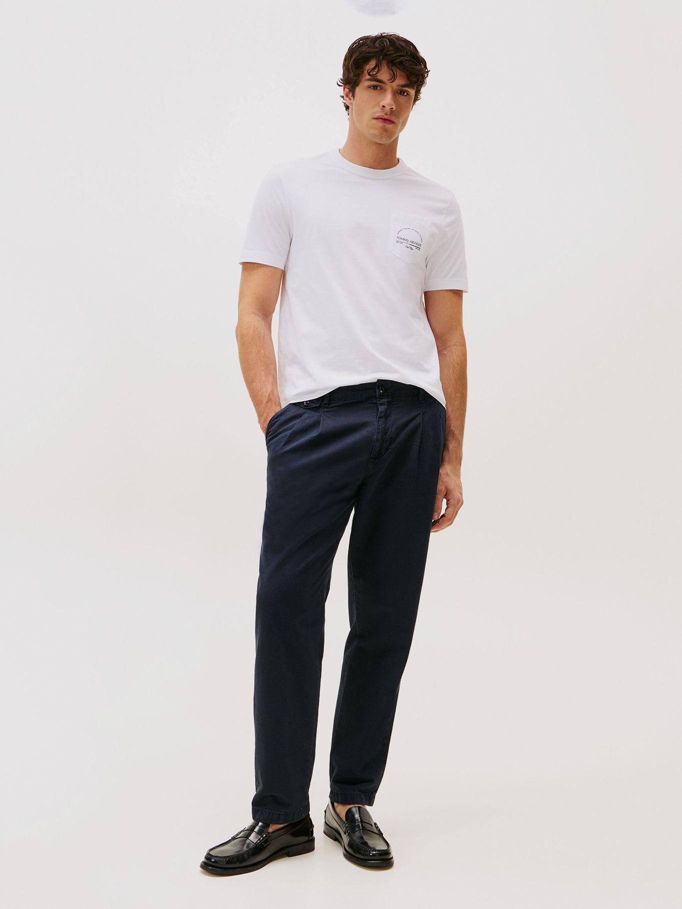 Polera Arch Pocket Con Logo Blanco Tommy Hilfiger-1