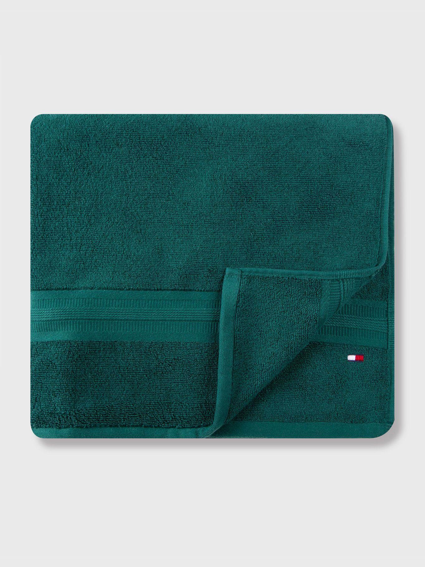 Toalla De Baño Solid Verde Tommy Hilfiger-0