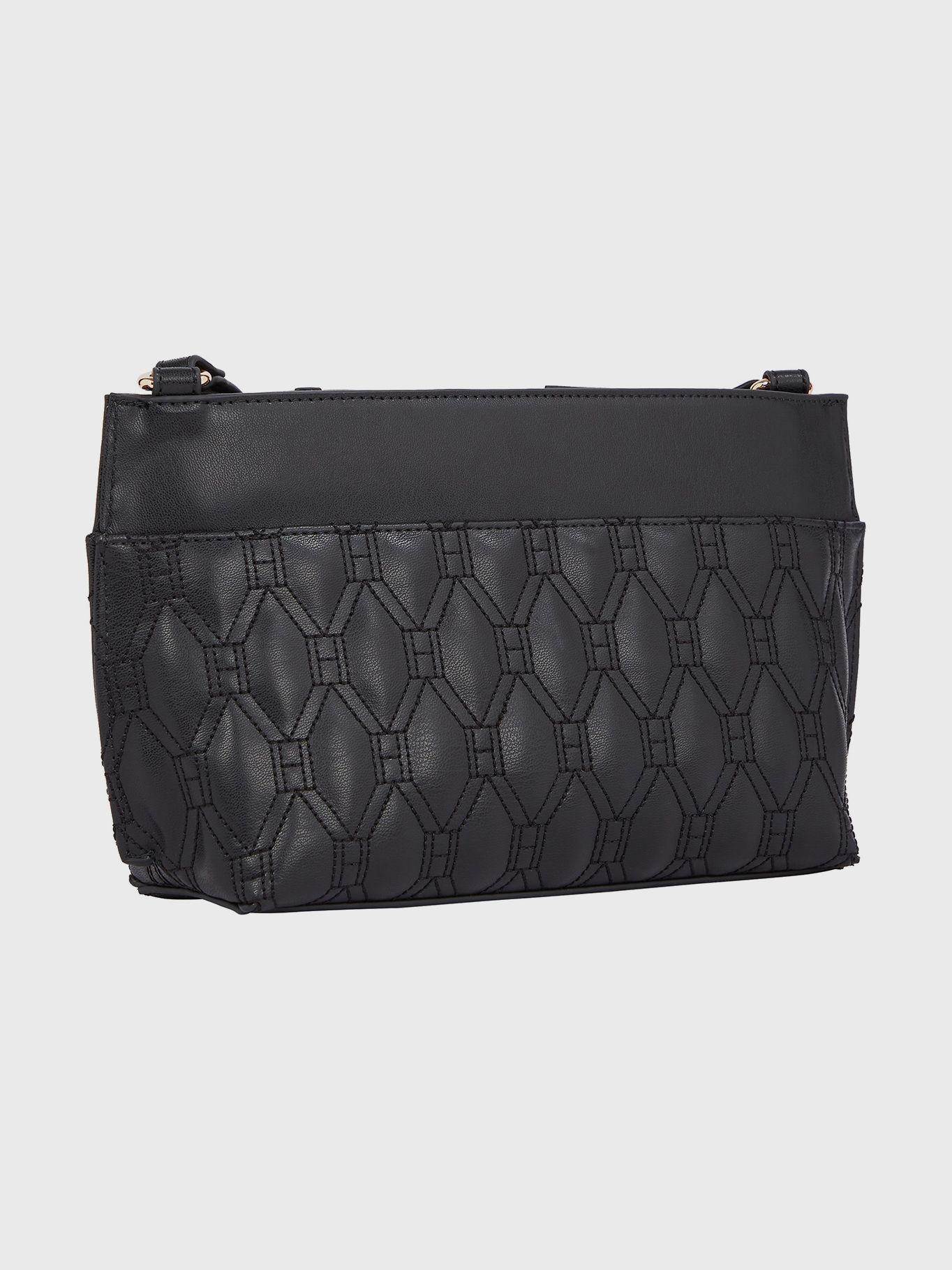 Bandolera Quilting Con Logo Negro Tommy Hilfiger-4