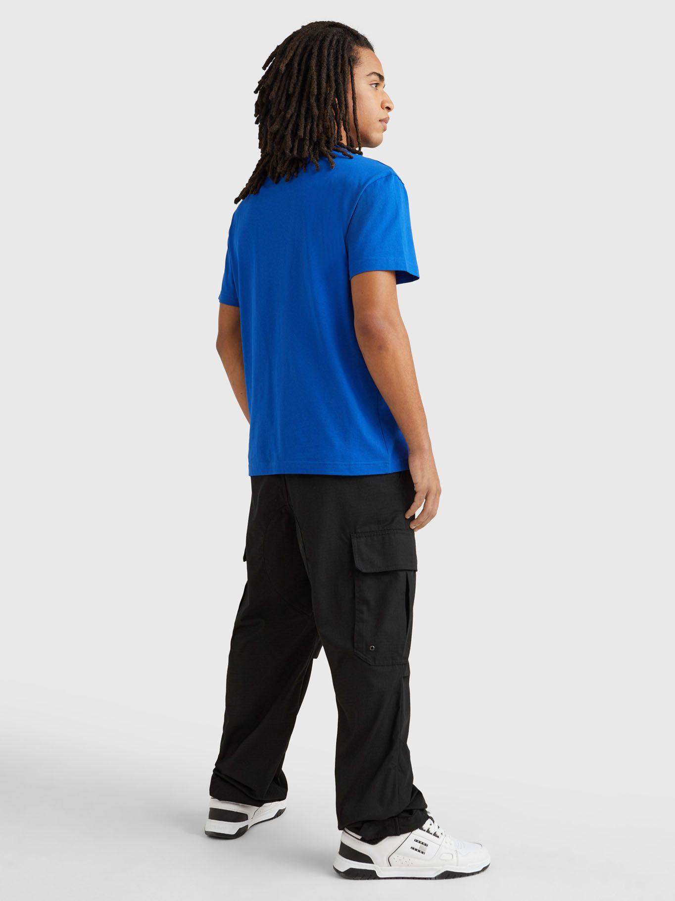 Polera Clásica Signature Azul Tommy Jeans-2