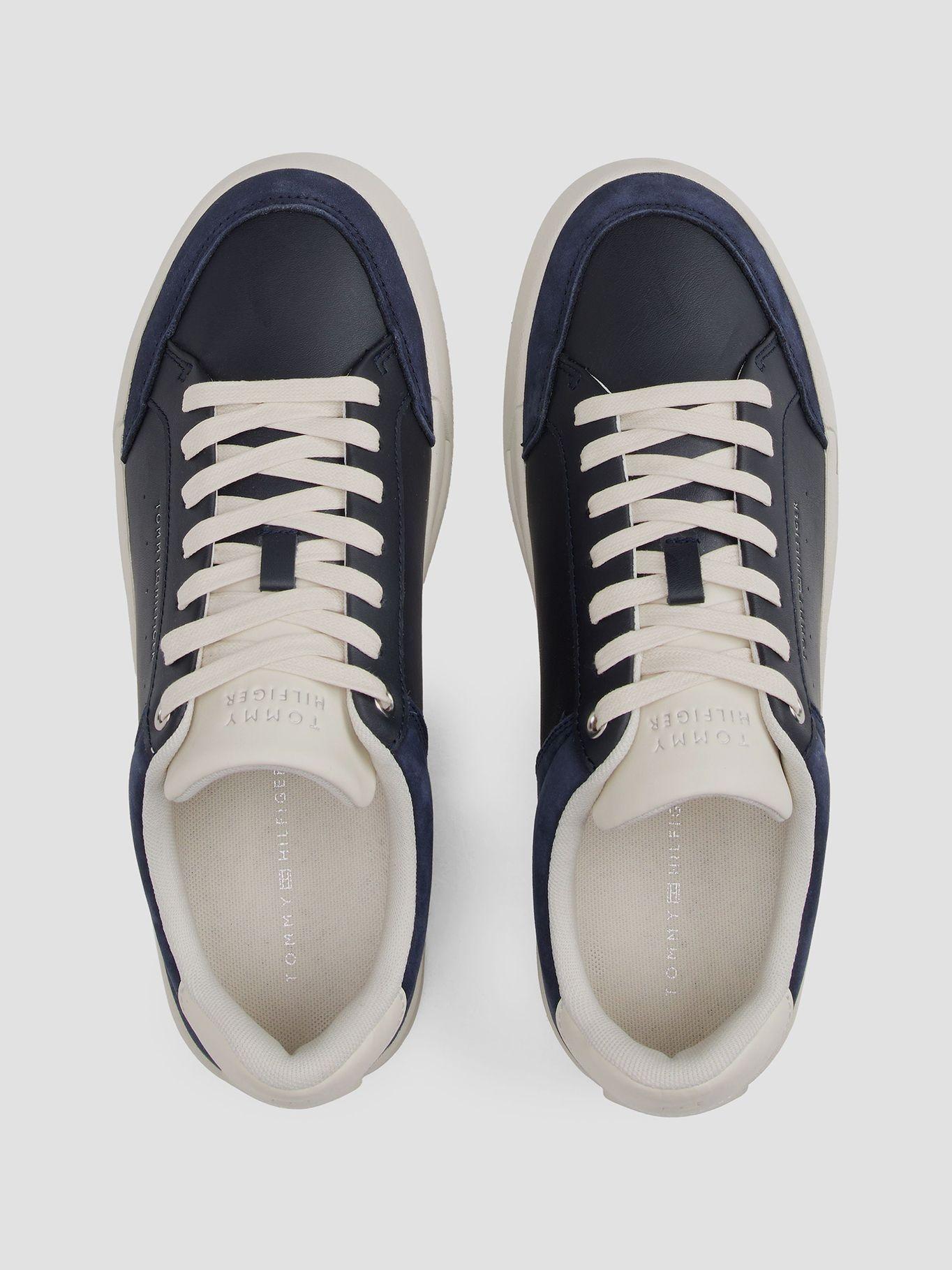 Zapatillas Bajo Relieve De Tenis En Azul Tommy Hilfiger-2