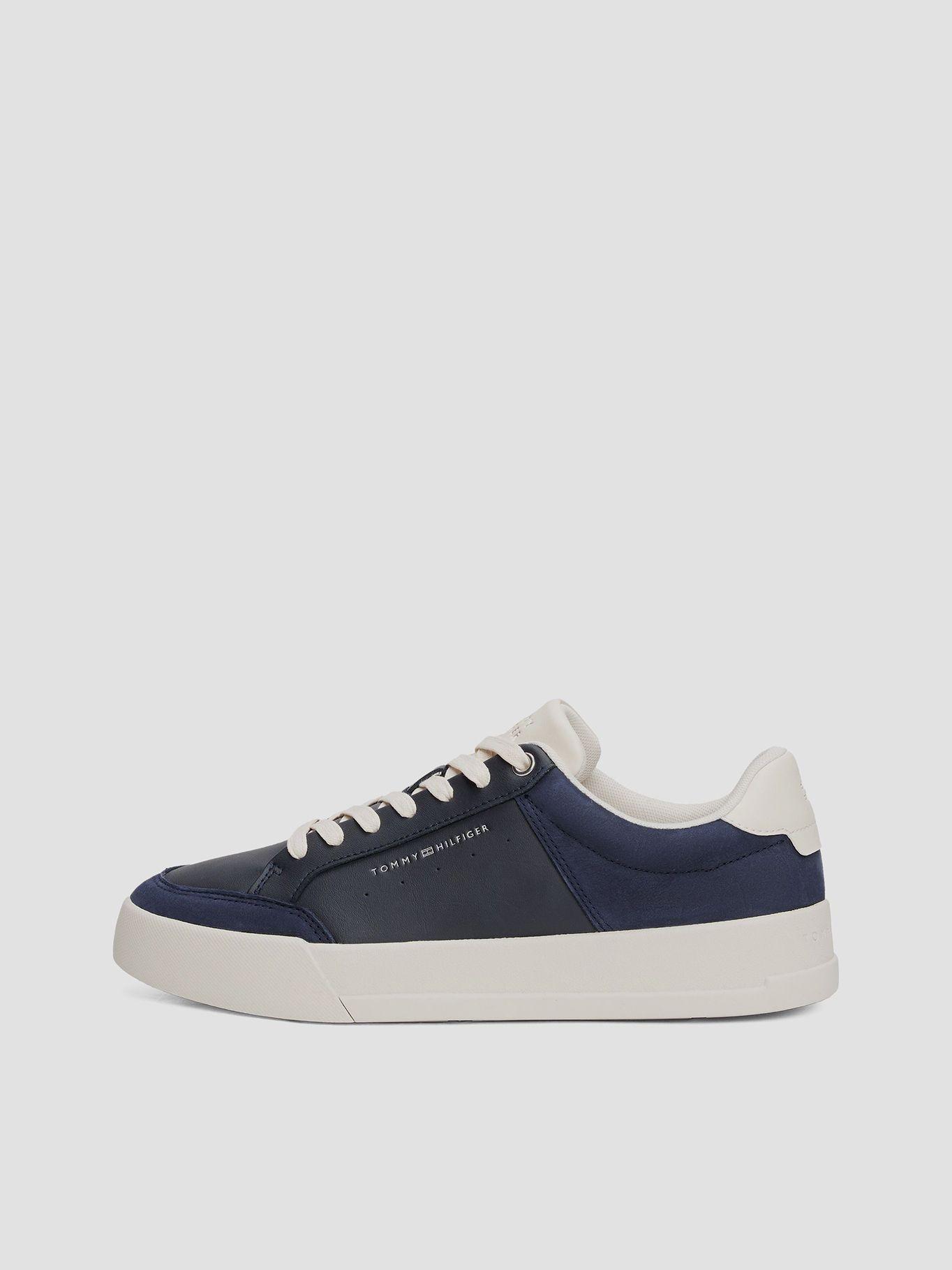Zapatillas Bajo Relieve De Tenis En Azul Tommy Hilfiger-5