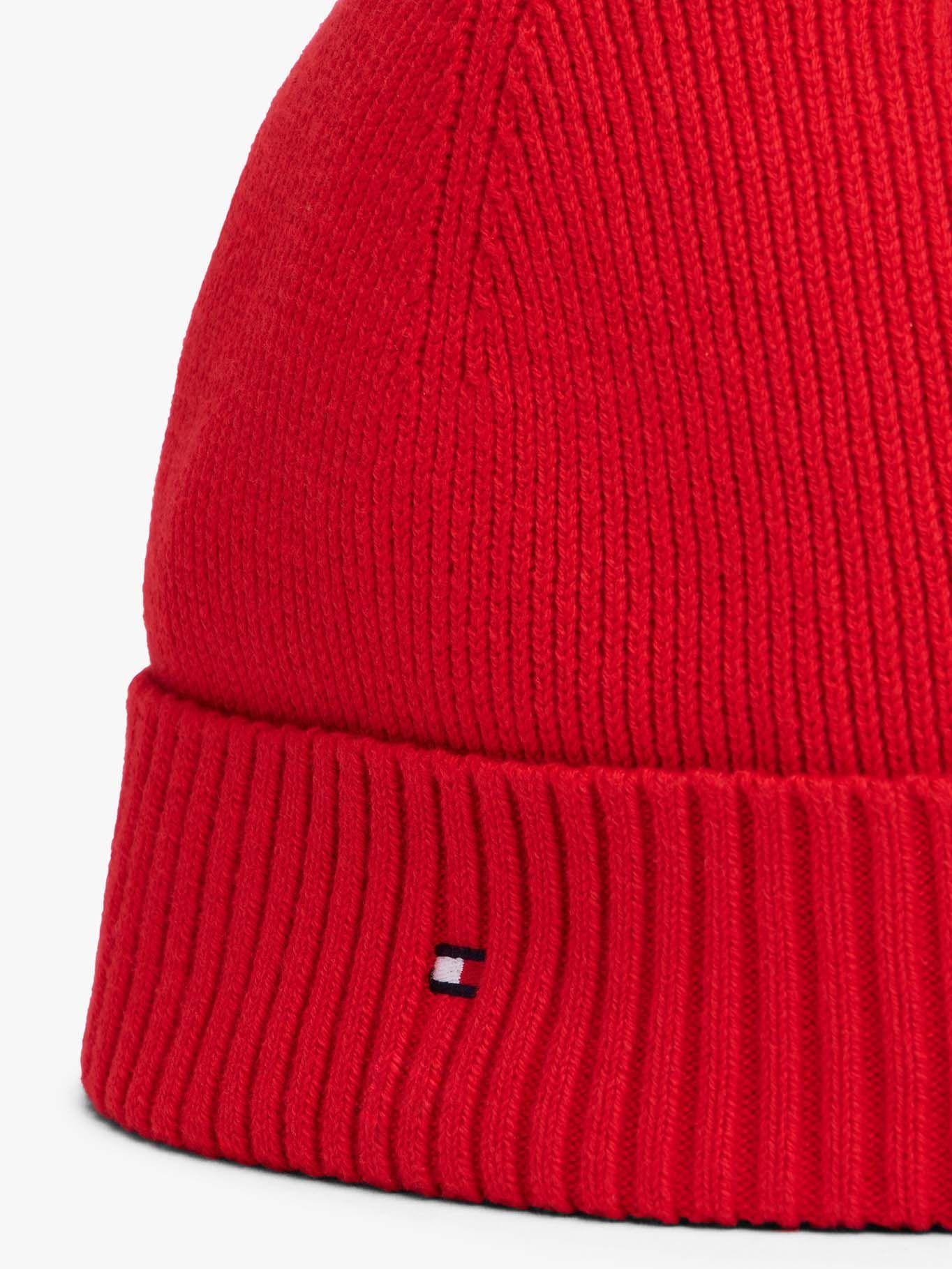 Gorro Solid Con Logo Rojo Tommy Hilfiger-3