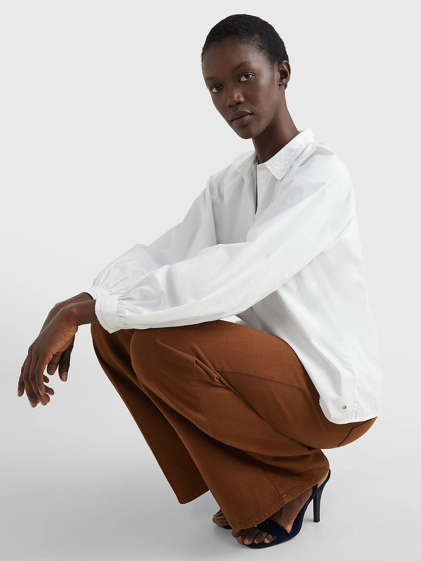 Camisa Relaxed Solid Raglan Blanco Tommy Hilfiger-3