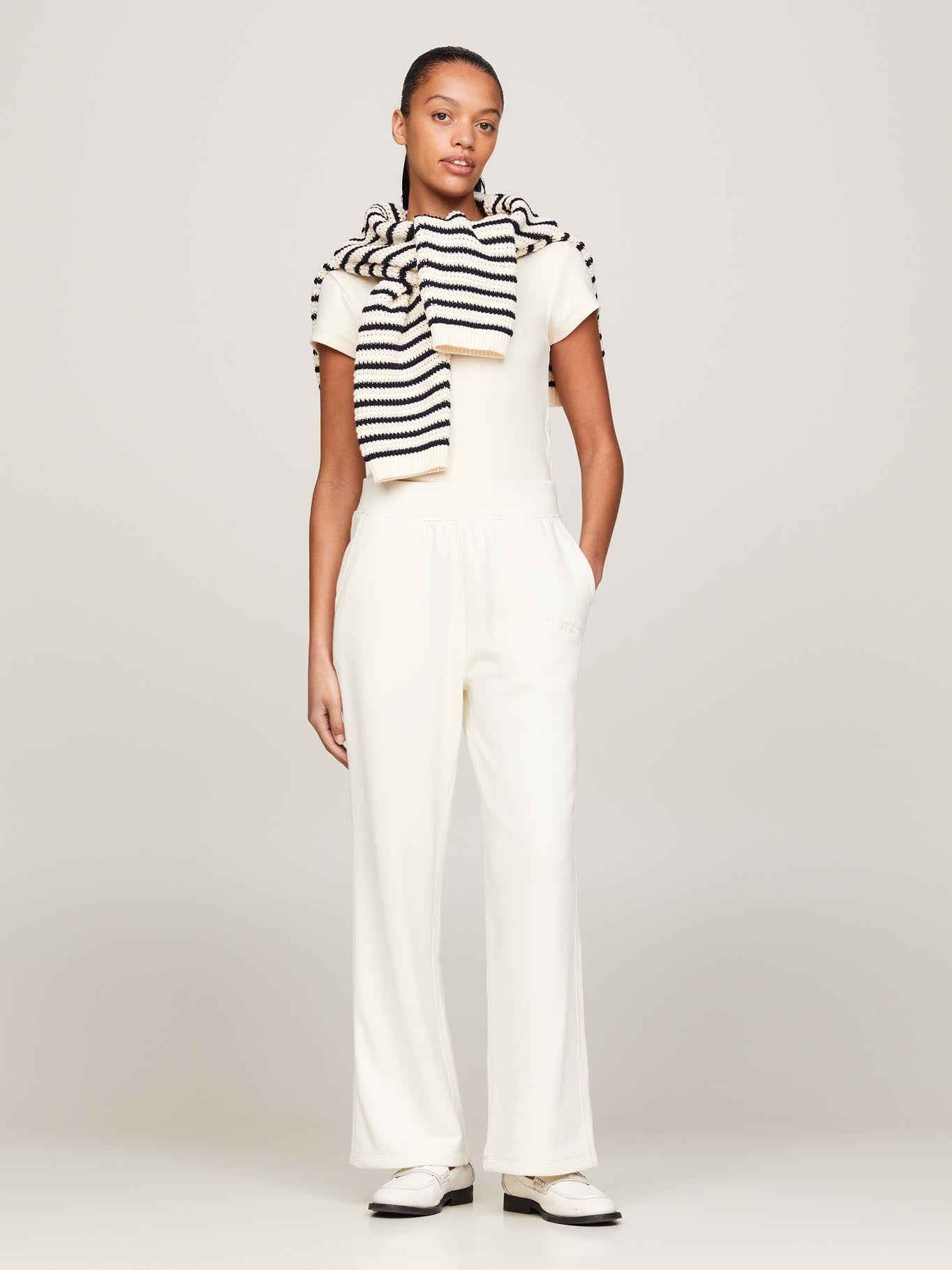 Jogger Relaxed Signature Blanco Tommy Hilfiger-1