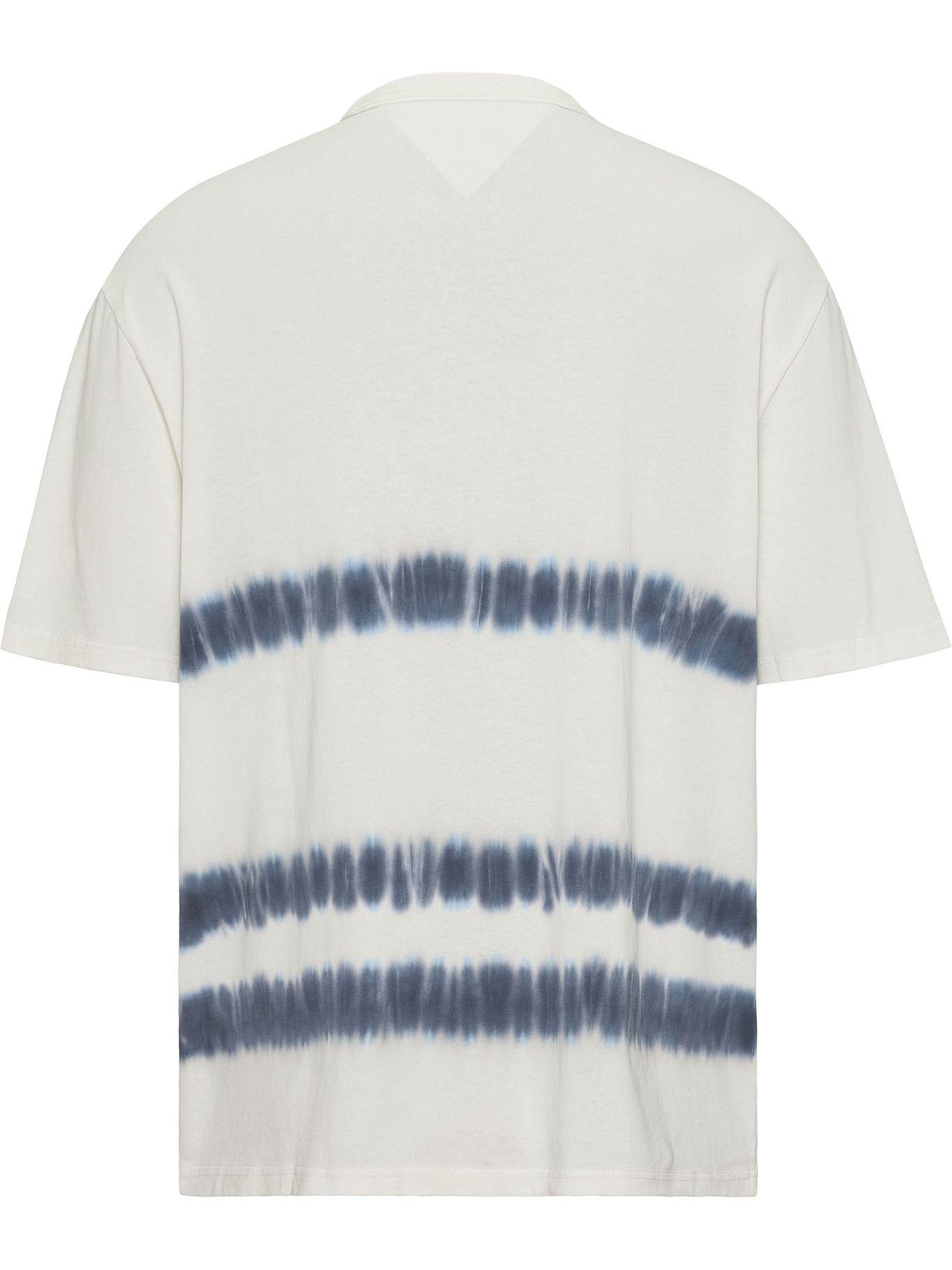 Polera Print Efecto Desteñido Blanco Tommy Jeans-1