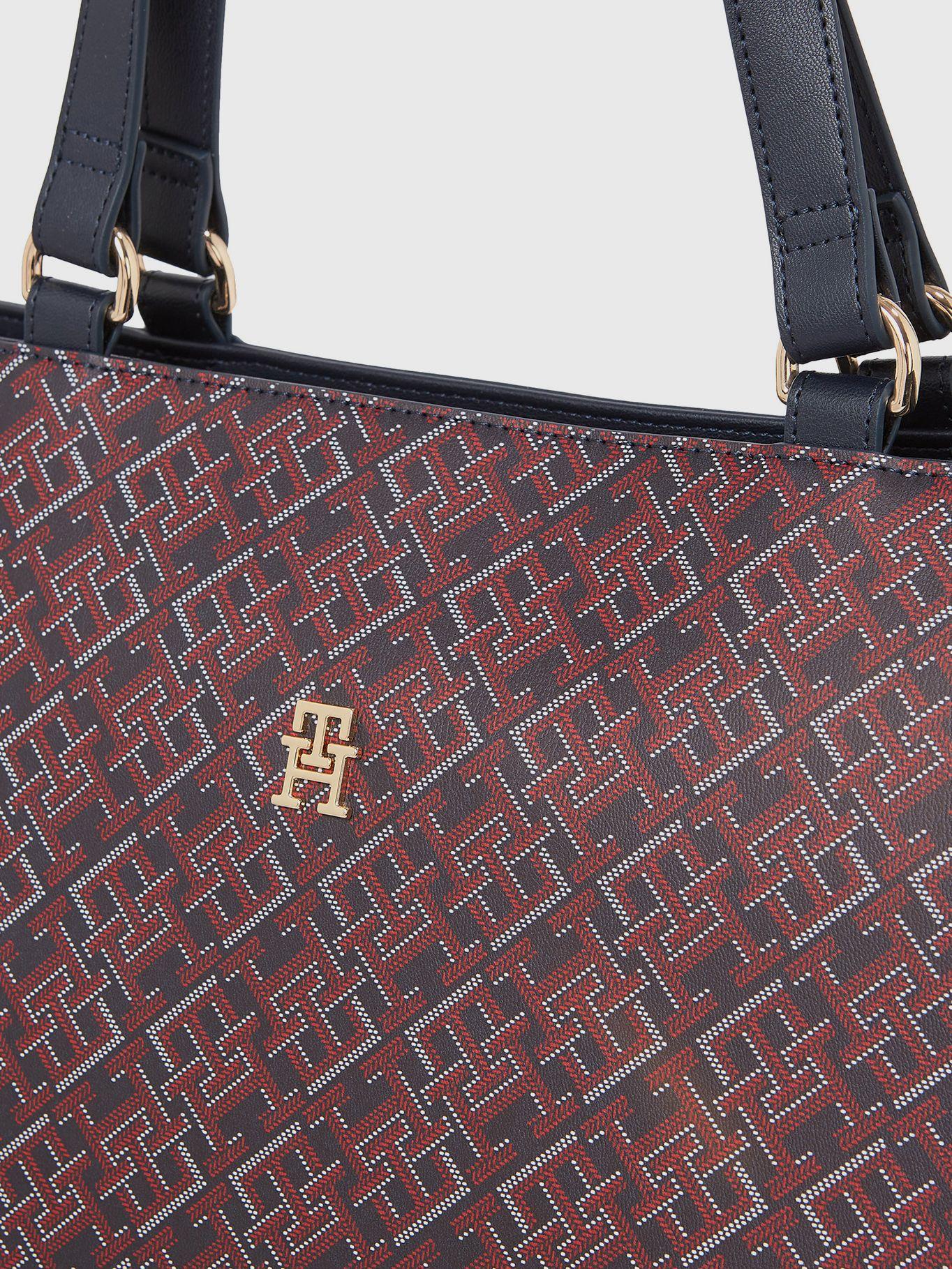 Tote Con Estampado Monogram Multicolor Tommy Hilfiger-3