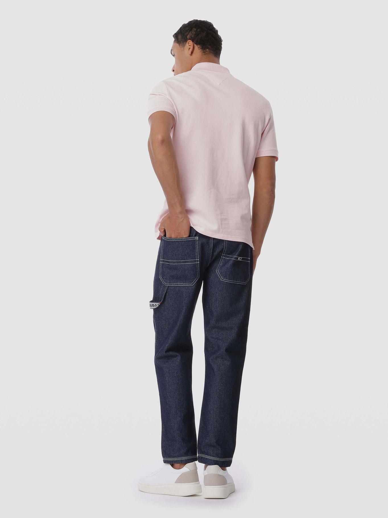 Polo Essential Con Logo Rosado Tommy Jeans-2
