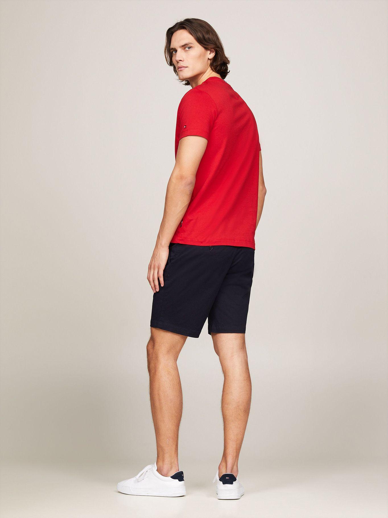 Polera Global Stripe Slim Fit Rojo Tommy Hilfiger-2