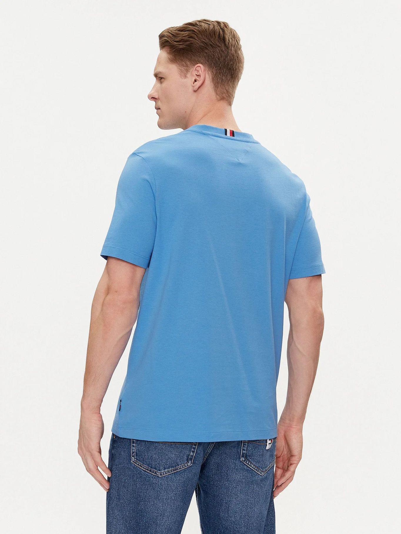 Polera Logo Archive Regular Fit Celeste Tommy Hilfiger-2