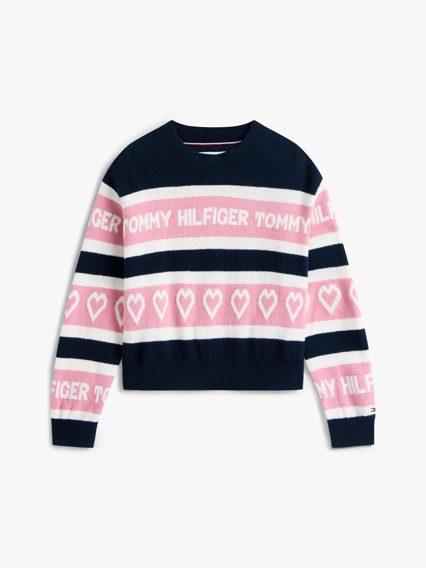 Sweater Inscripción Multicolor Tommy Hilfiger 1G-4