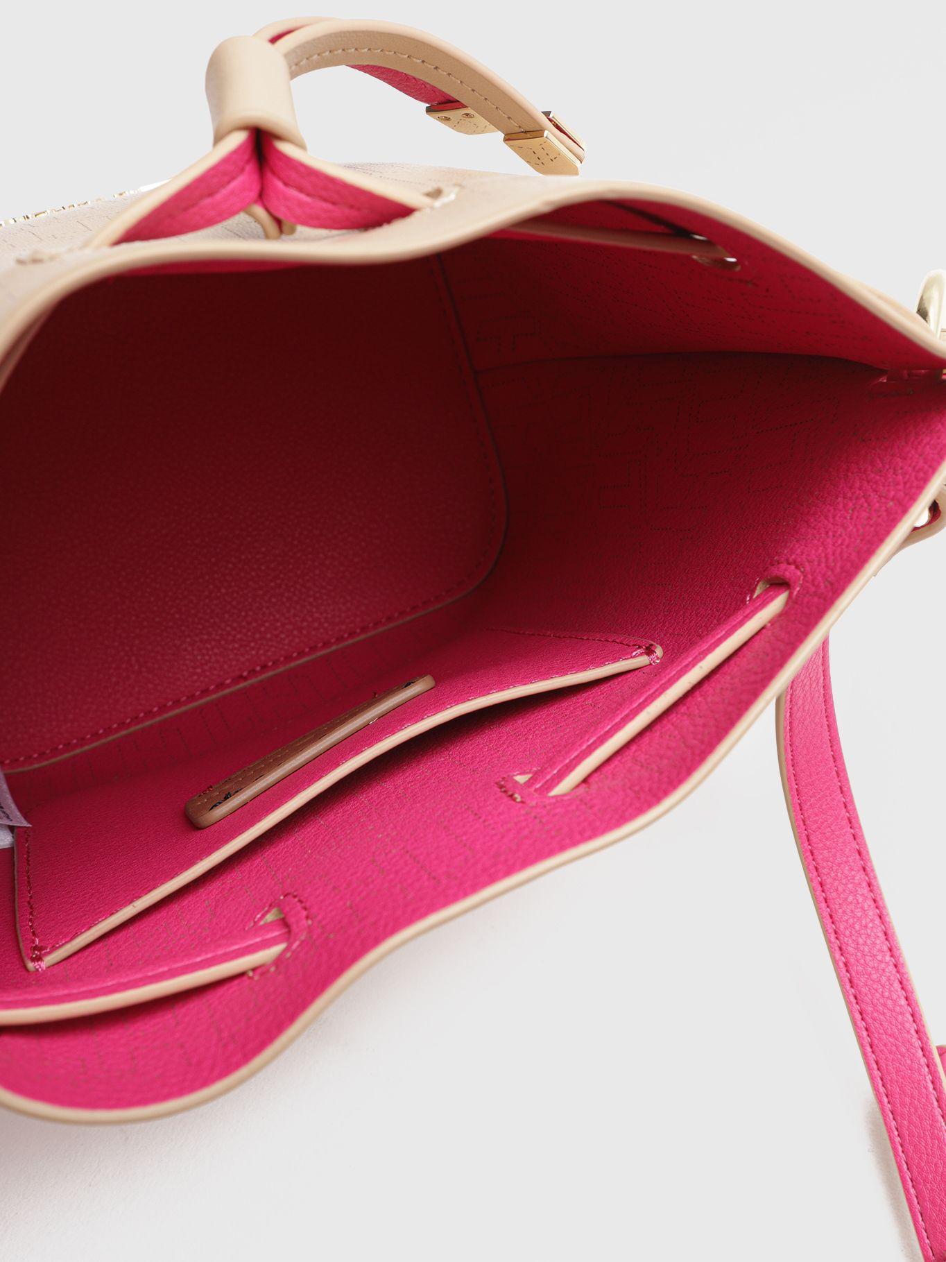Bolso Pequeño Con Cierre De Cordón Beige Tommy Hilfiger-4