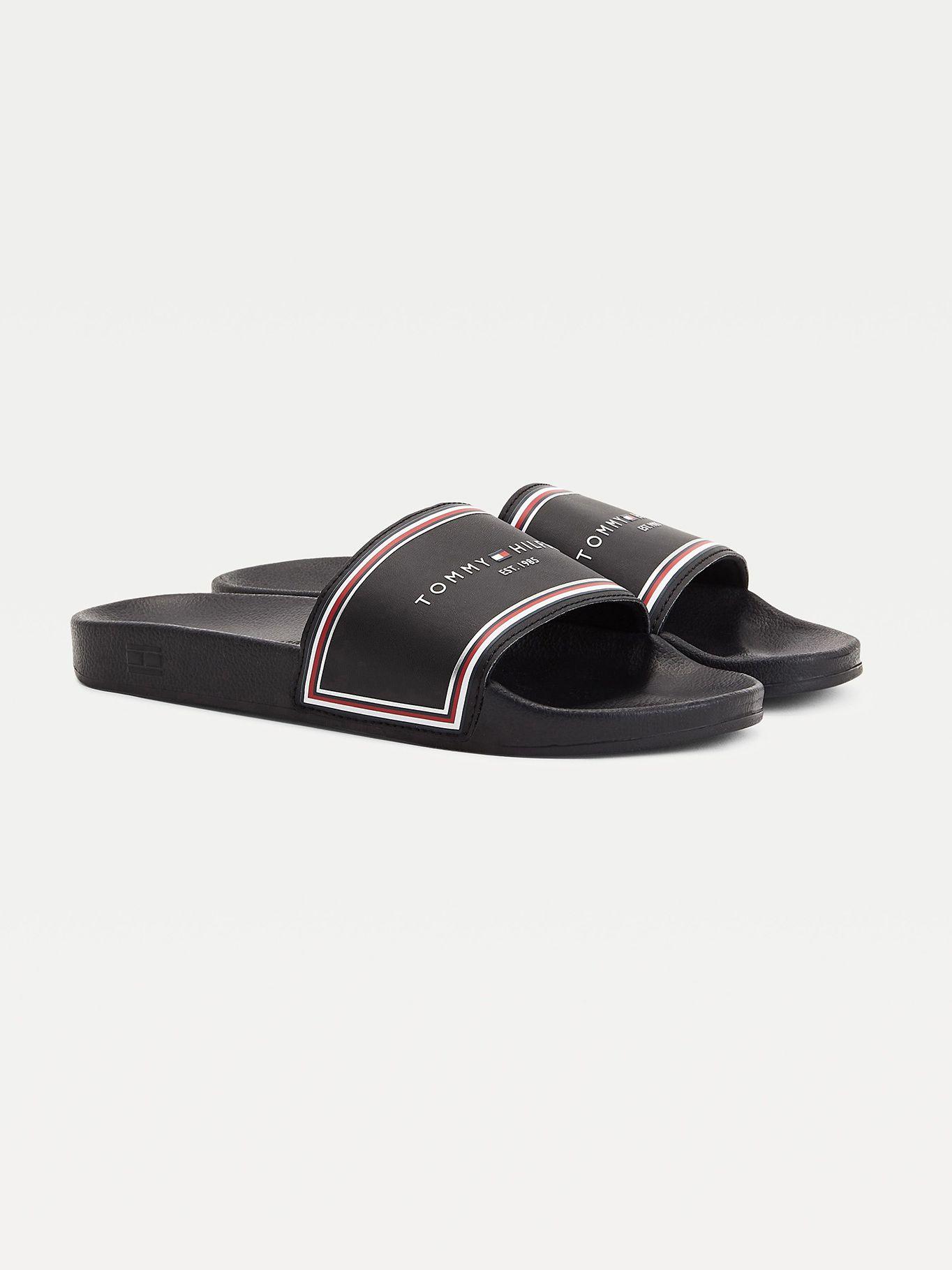 Sandalias Essentials Con Logo Negro Tommy Hilfiger-0