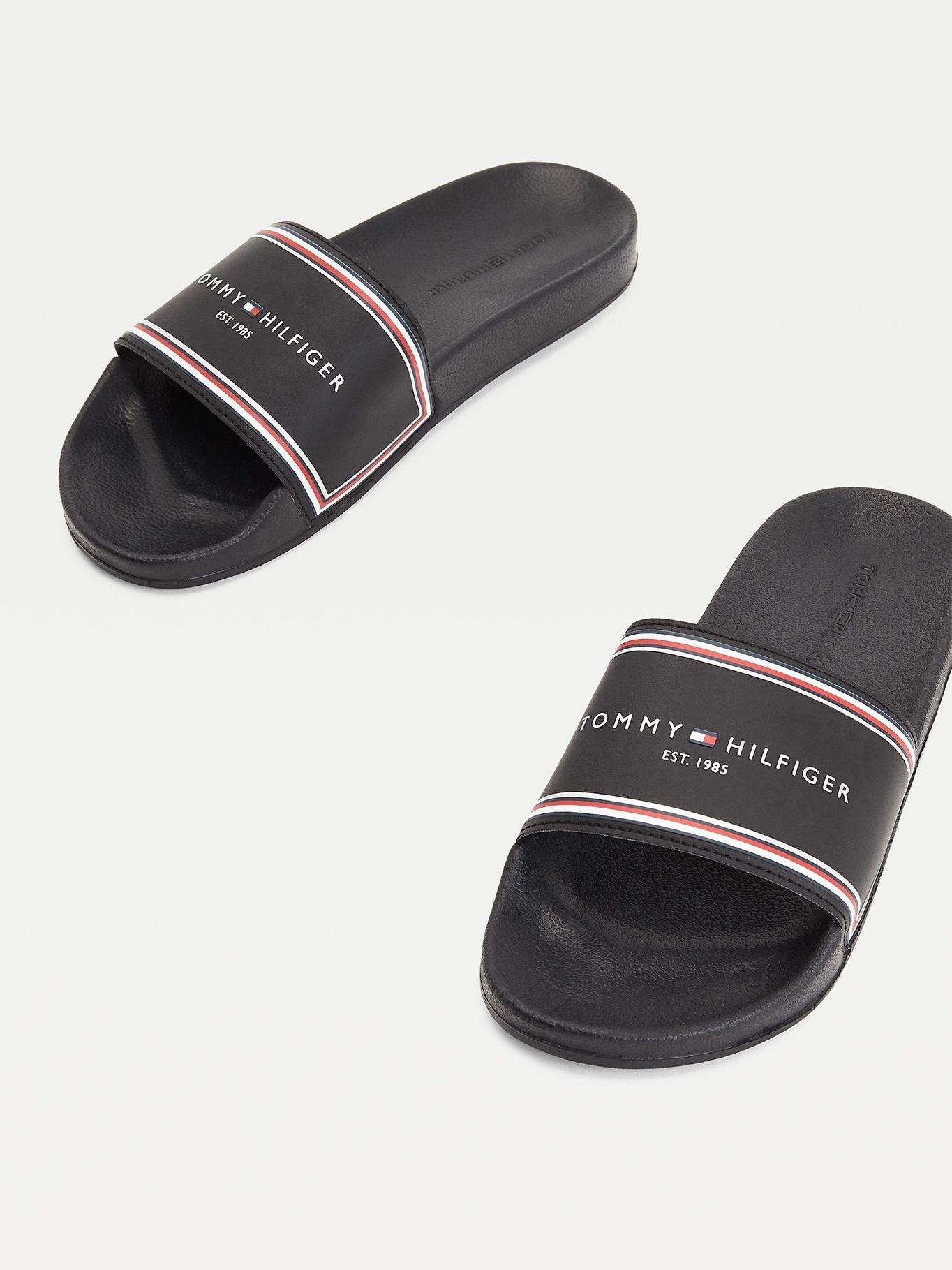 Sandalias Essentials Con Logo Negro Tommy Hilfiger-2