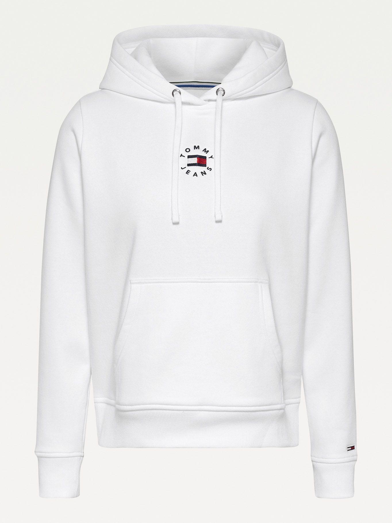 Polerón Hoodie Tiny Logo Blanco Tommy Jeans F2-3