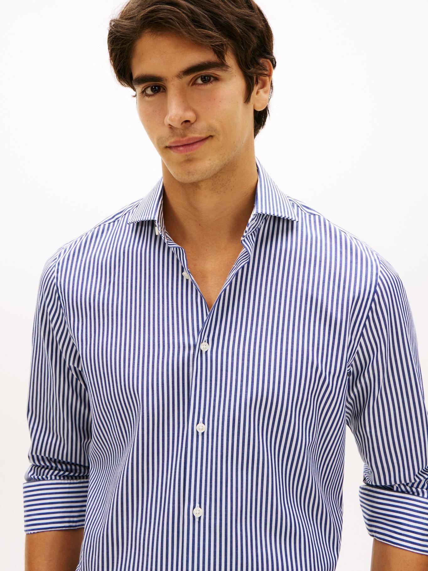 Camisa Flex Diseño De Rayas Slim Fit-3