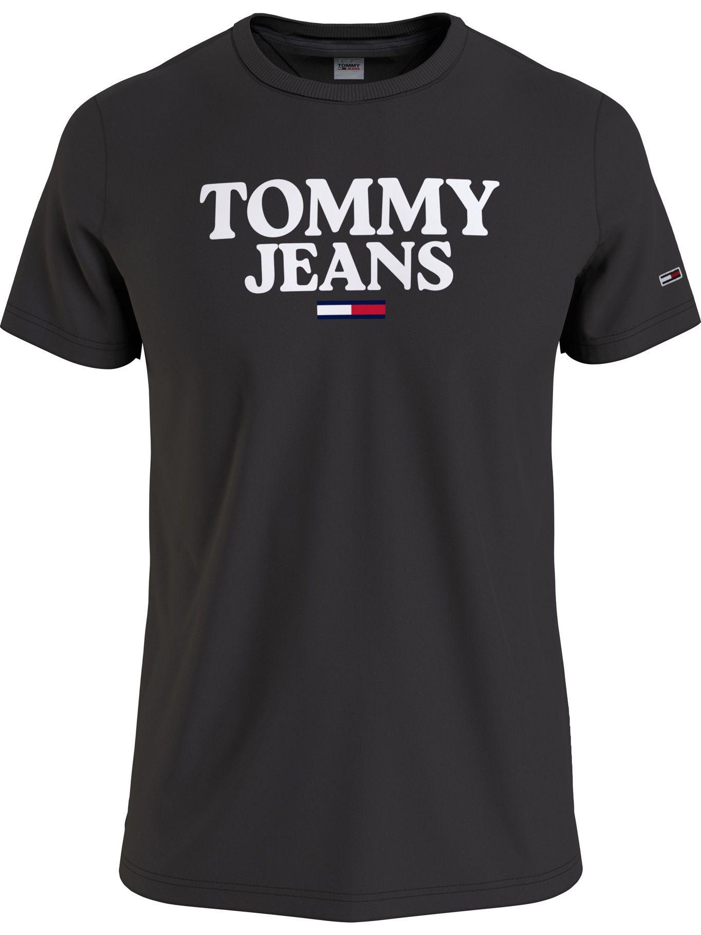 Polera Graphic Logo  Negro Tommy Jeans-0