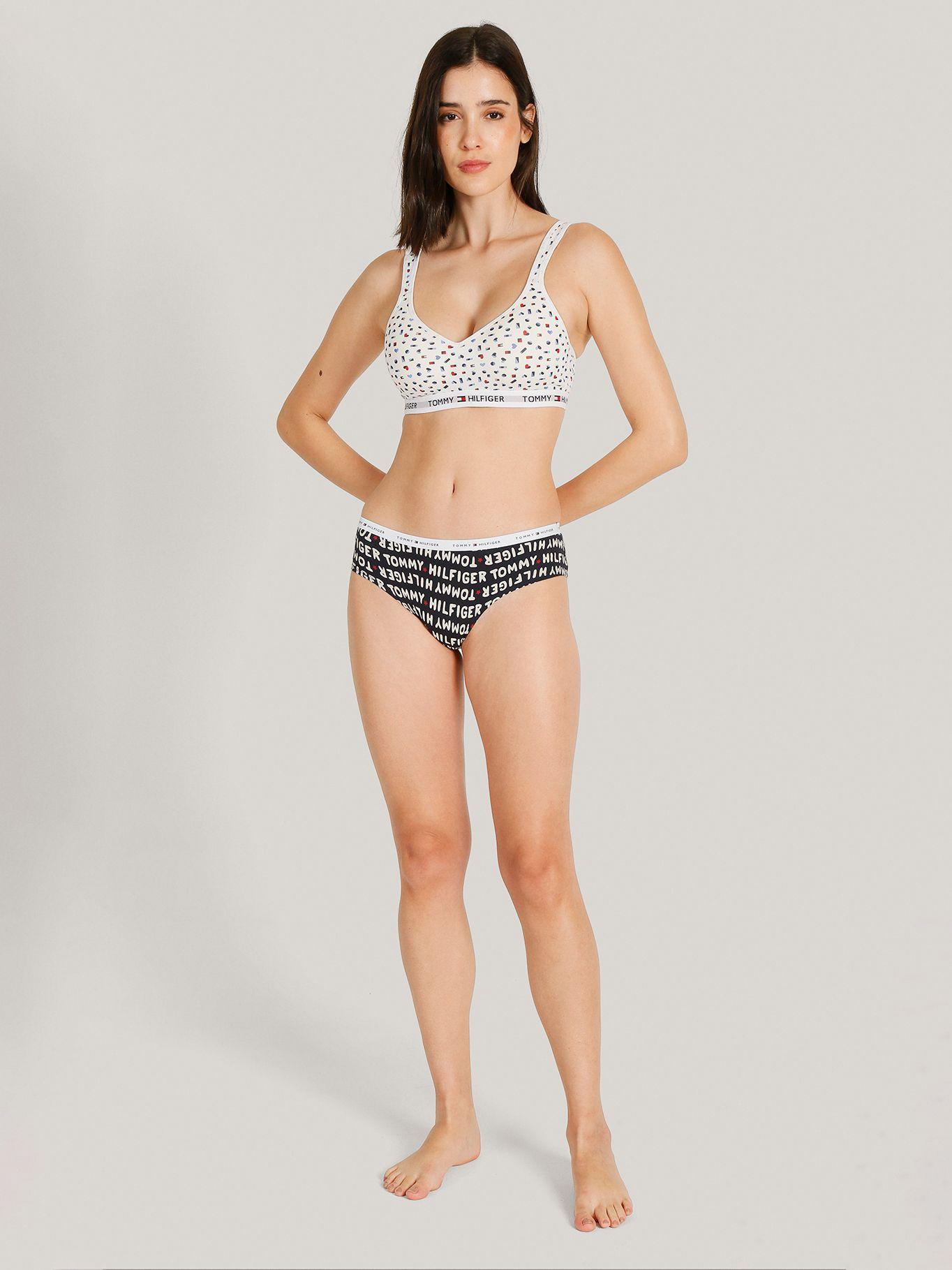 Bralette Classic Core Con Logo Blanco Tommy Hilfiger-1