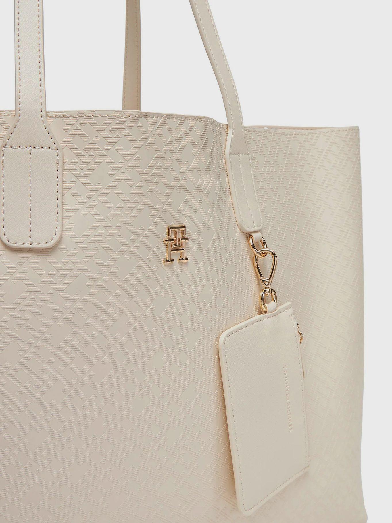 Tote Distinct Monogram Beige Tommy Hilfiger-3