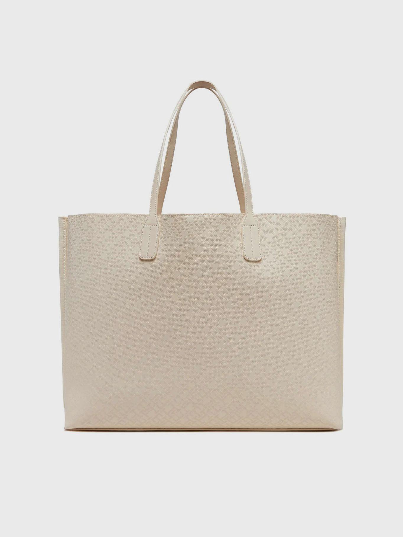 Tote Distinct Monogram Beige Tommy Hilfiger-4