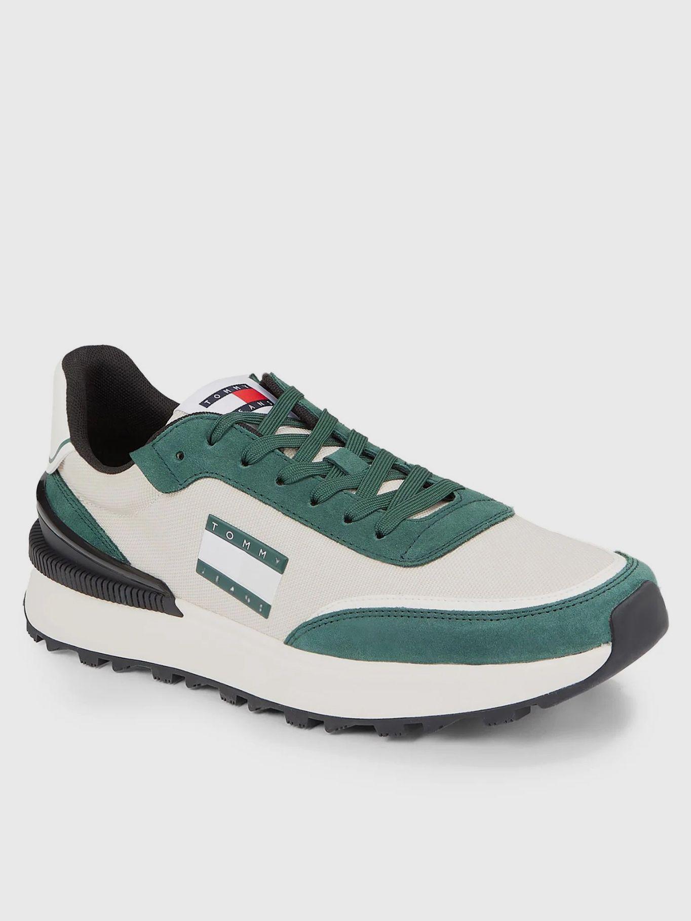 Zapatilla Running Essential Verde Tommy Hilfiger-0