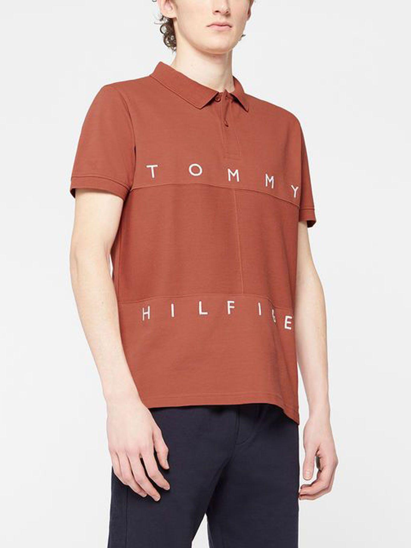 Polo Mono Flag Logo Rojo Tommy Hilfiger-3