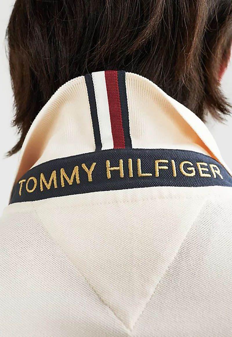 Polo Icon Crest Slim Fit Blanco Tommy Hilfiger-3