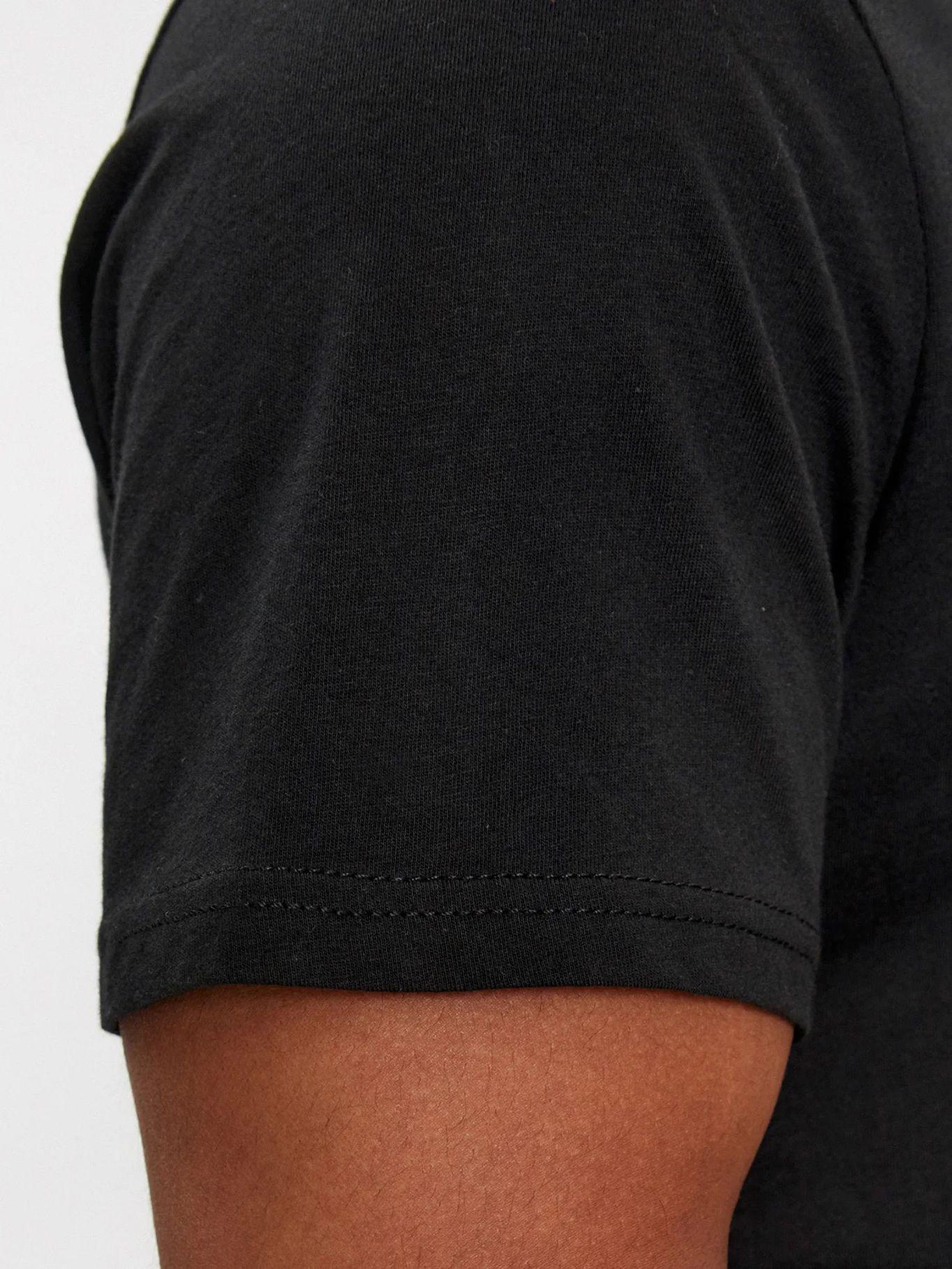 Polera Con Logo Slim Fit Negro Tommy Jeans-4