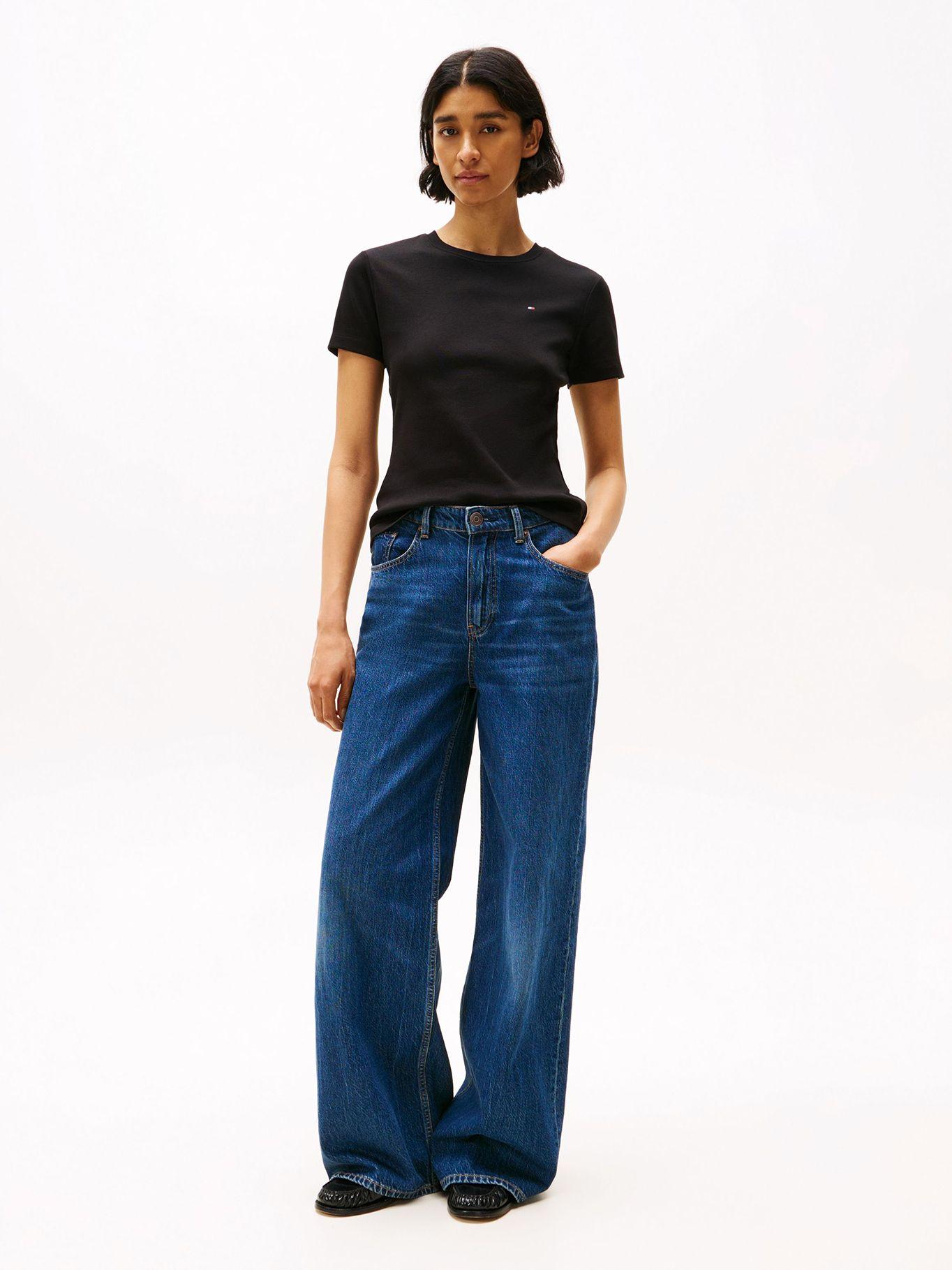 Polera Cody Slim Fit Negro BDS Tommy Hilfiger-1