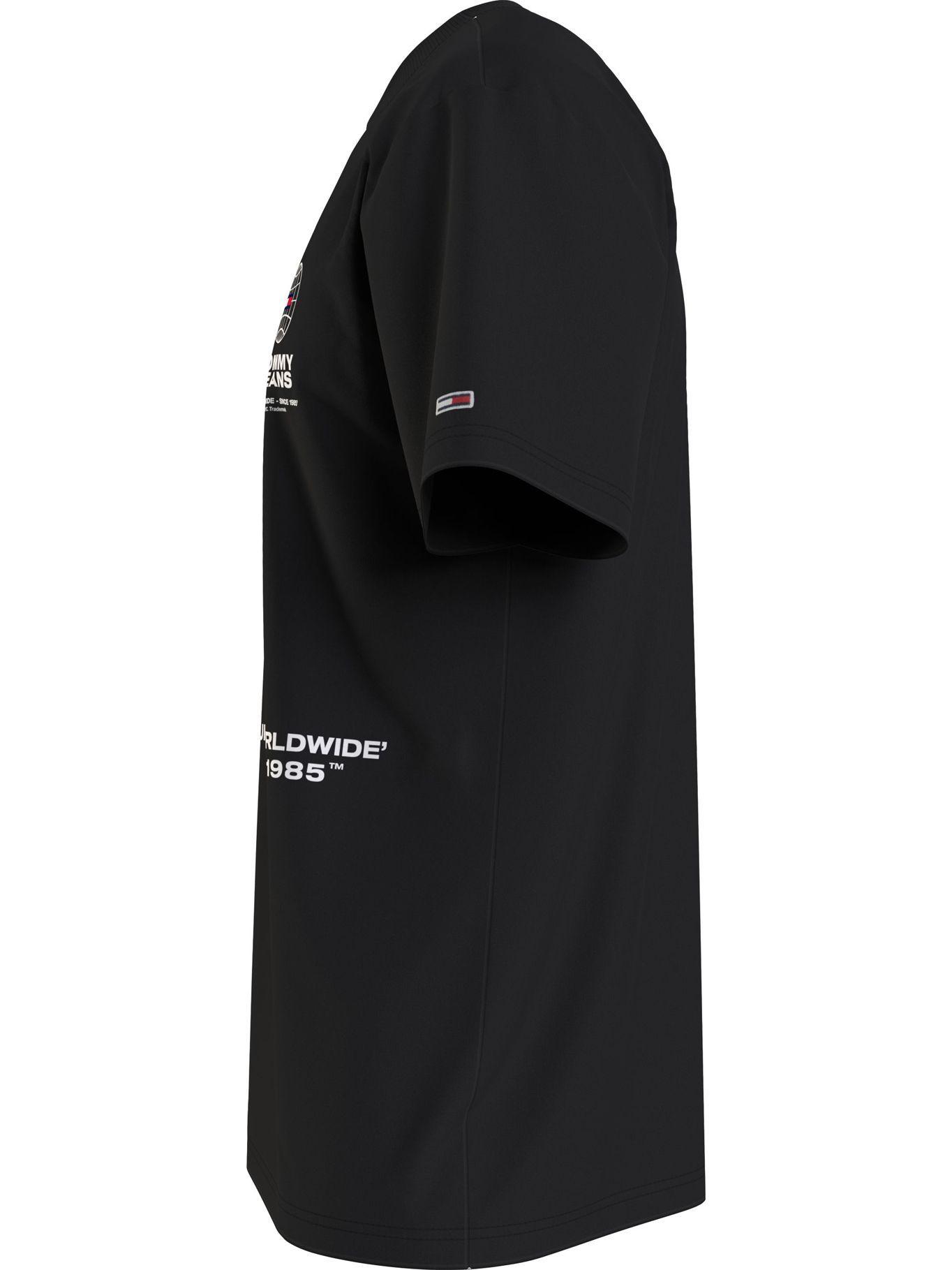 Polera De Algodón Con Logos Unity Negro Tommy Jeans-3