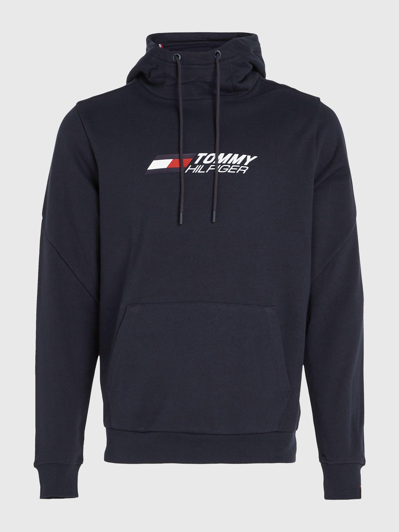 Polerón Sport Hoodie Essential Azul Tommy Hilfiger-4