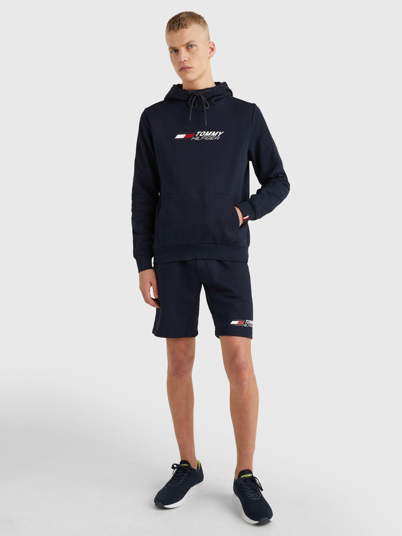Polerón Sport Hoodie Essential Azul Tommy Hilfiger-1