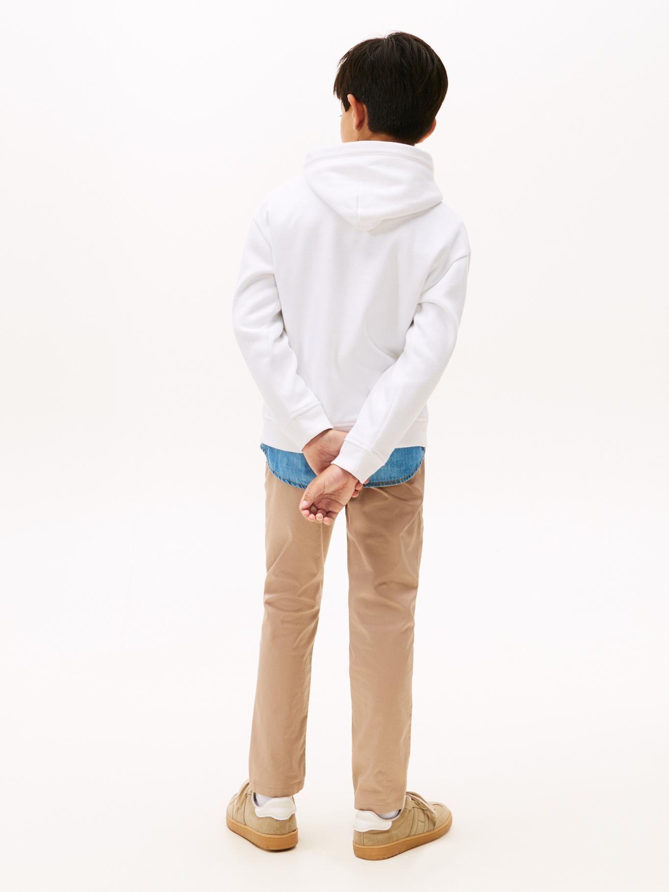 Polerón Hoodie Flag Logo Blanco Tommy Hilfiger-2