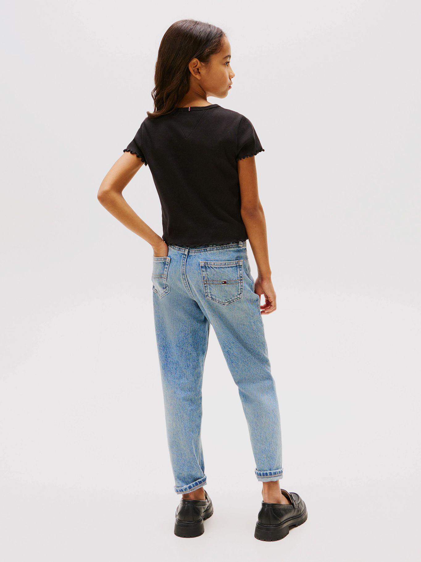 Polera Con Ribetes Fruncidos Negro Tommy Hilfiger-2