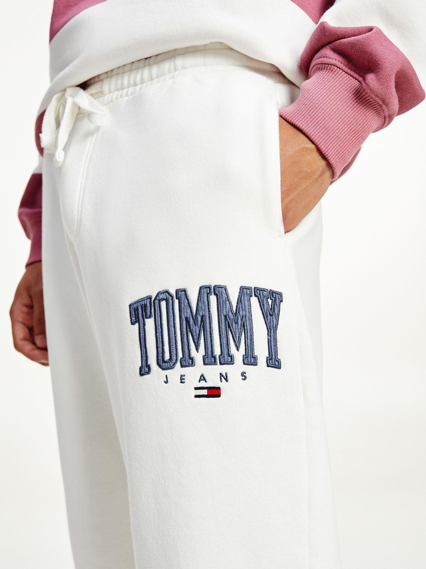 Joggers Tjm Collegiate Blanco Tommy Hilfiger-2