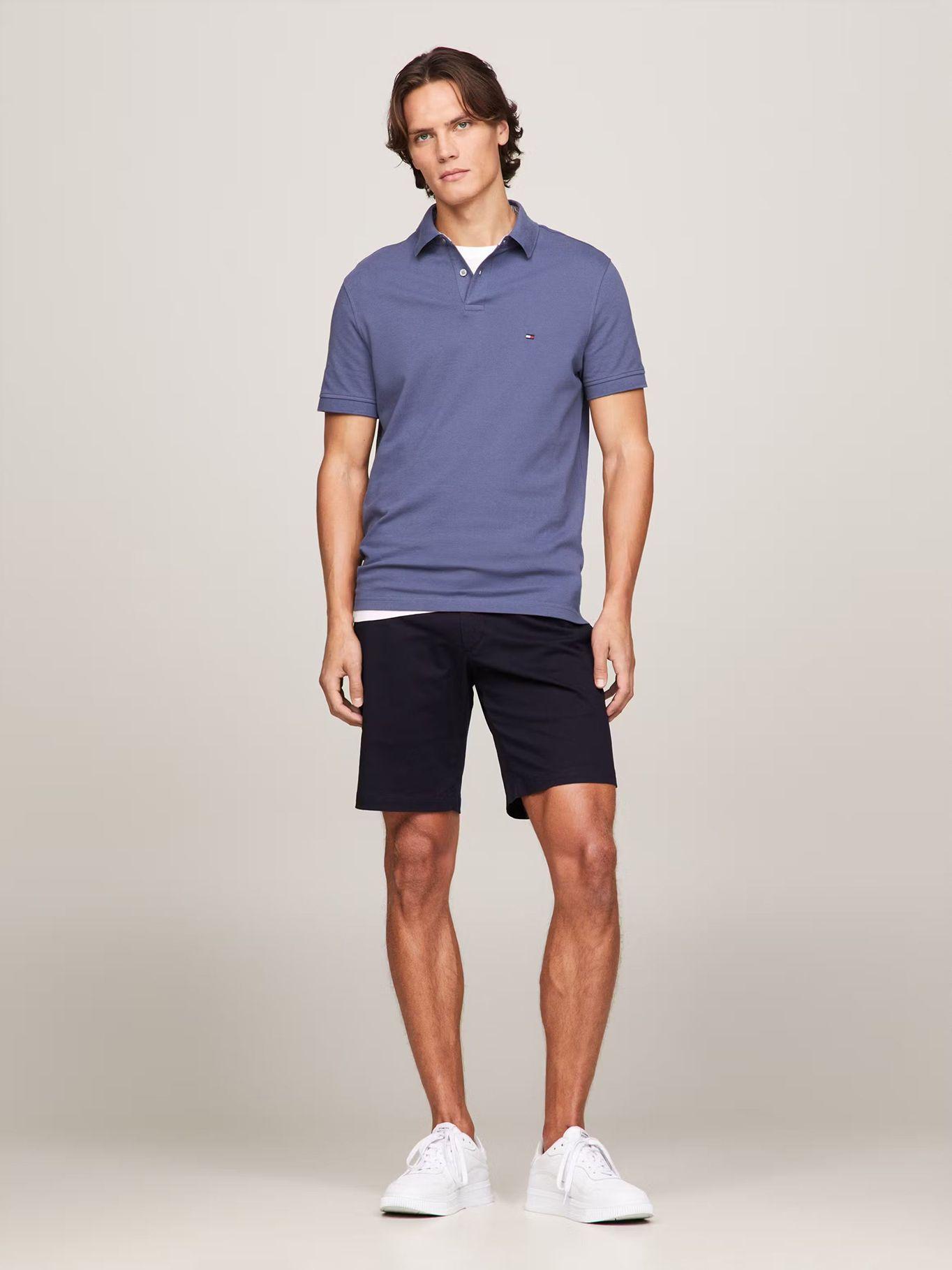 Polo Im 1985 Regular Fit Azul C9T Tommy Hilfiger-1