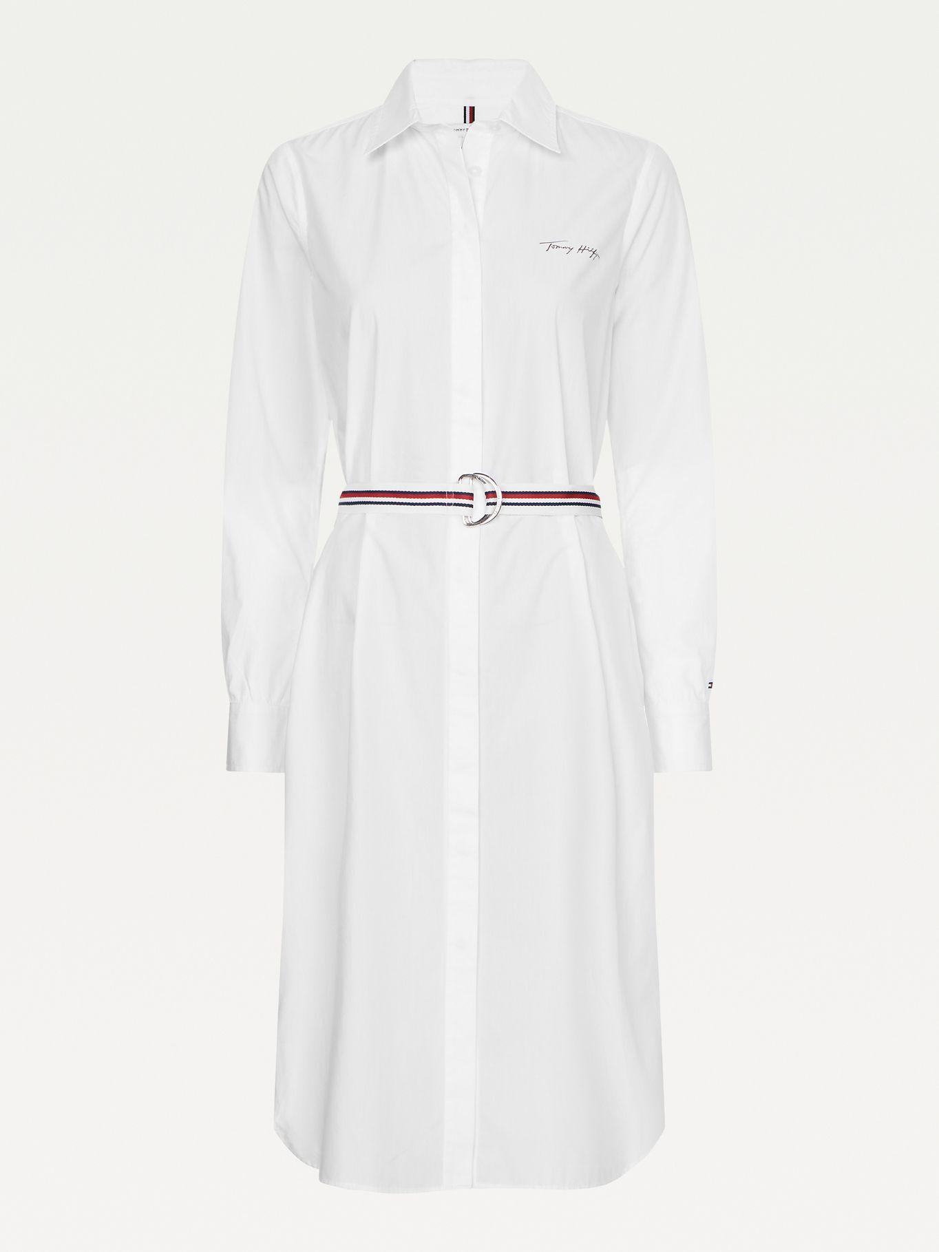 Vestido Heritage Midi Blanco Tommy Hilfiger-3
