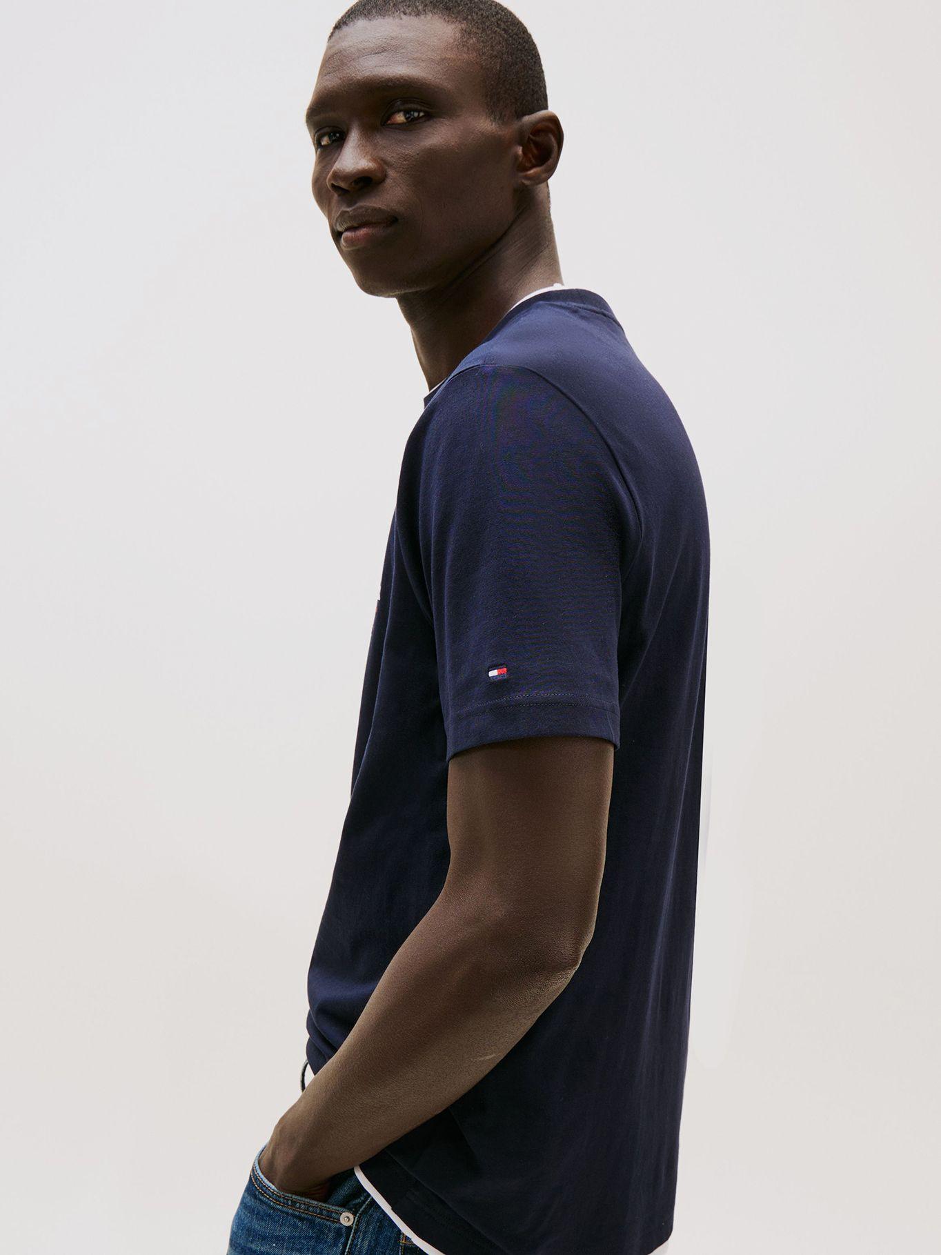 Polera Monotype All America Logo Azul Tommy Hilfiger-3
