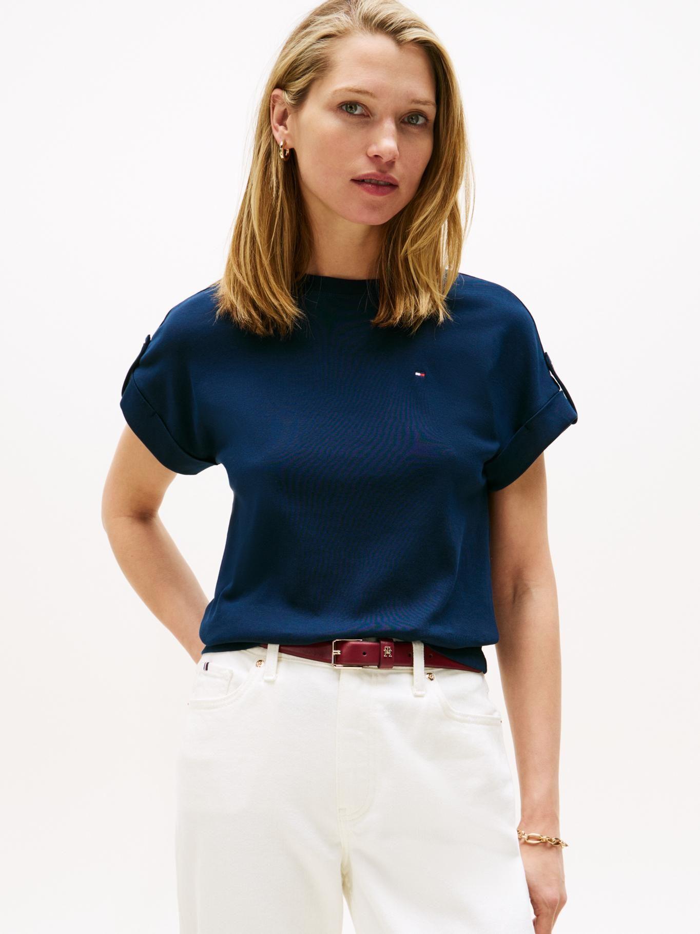 Polera Con Diseño De Rayas Azul Tommy Hilfiger-0