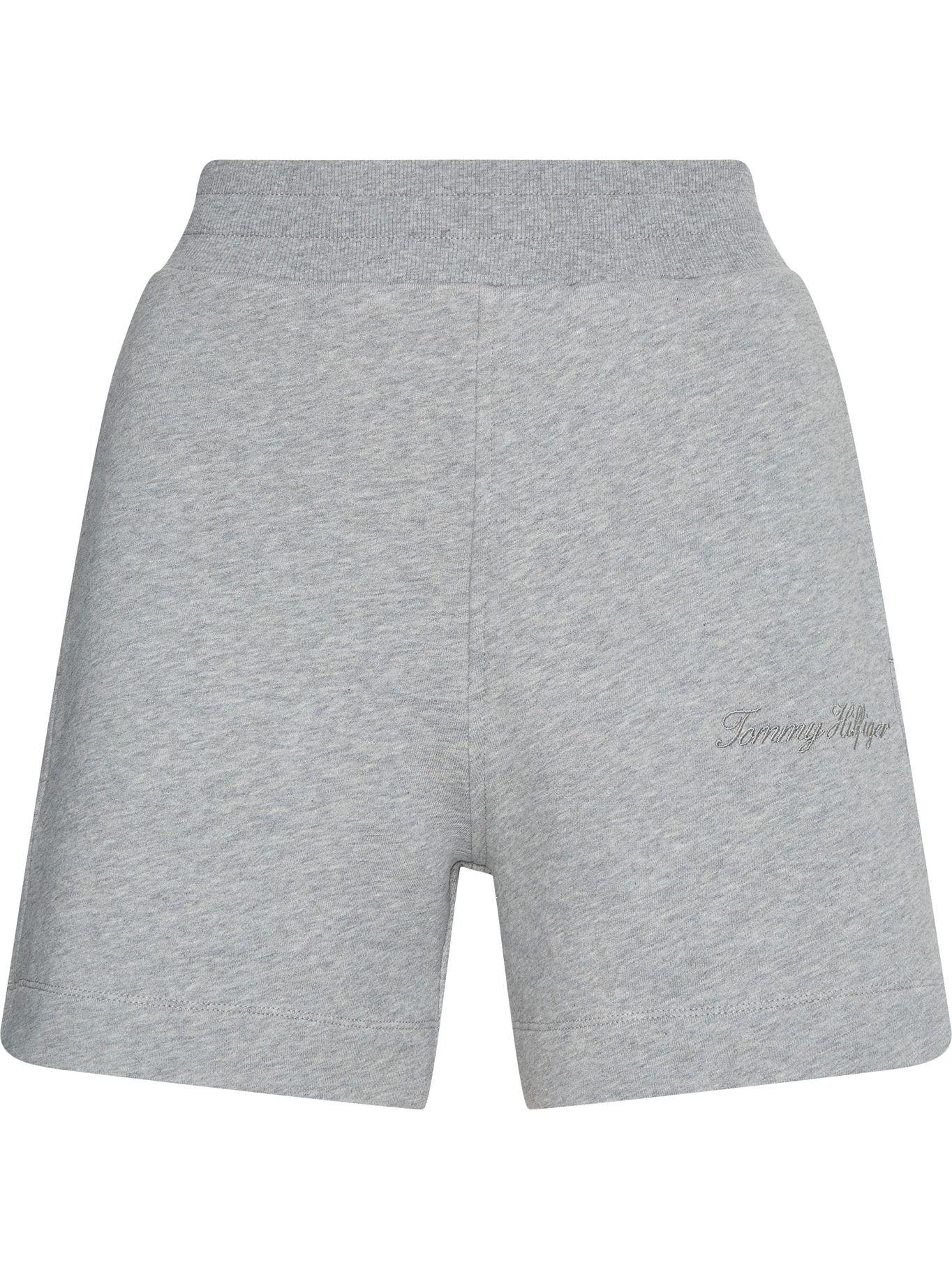 Shorts High Shine Con Logo Gris Tommy Hilfiger-4