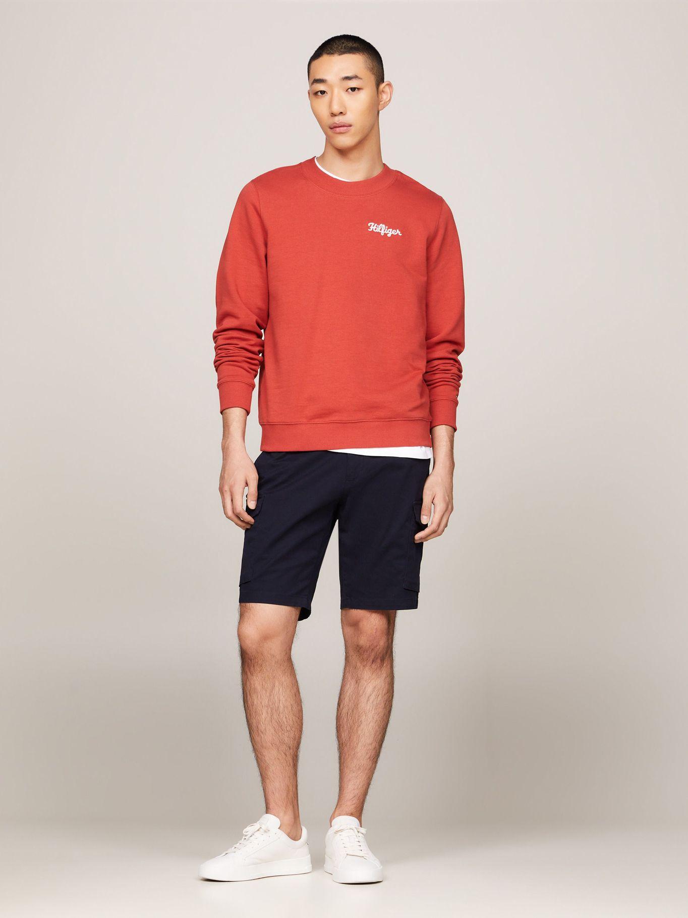 Polerón Con Logo En El Pecho Rojo Tommy Hilfiger-1