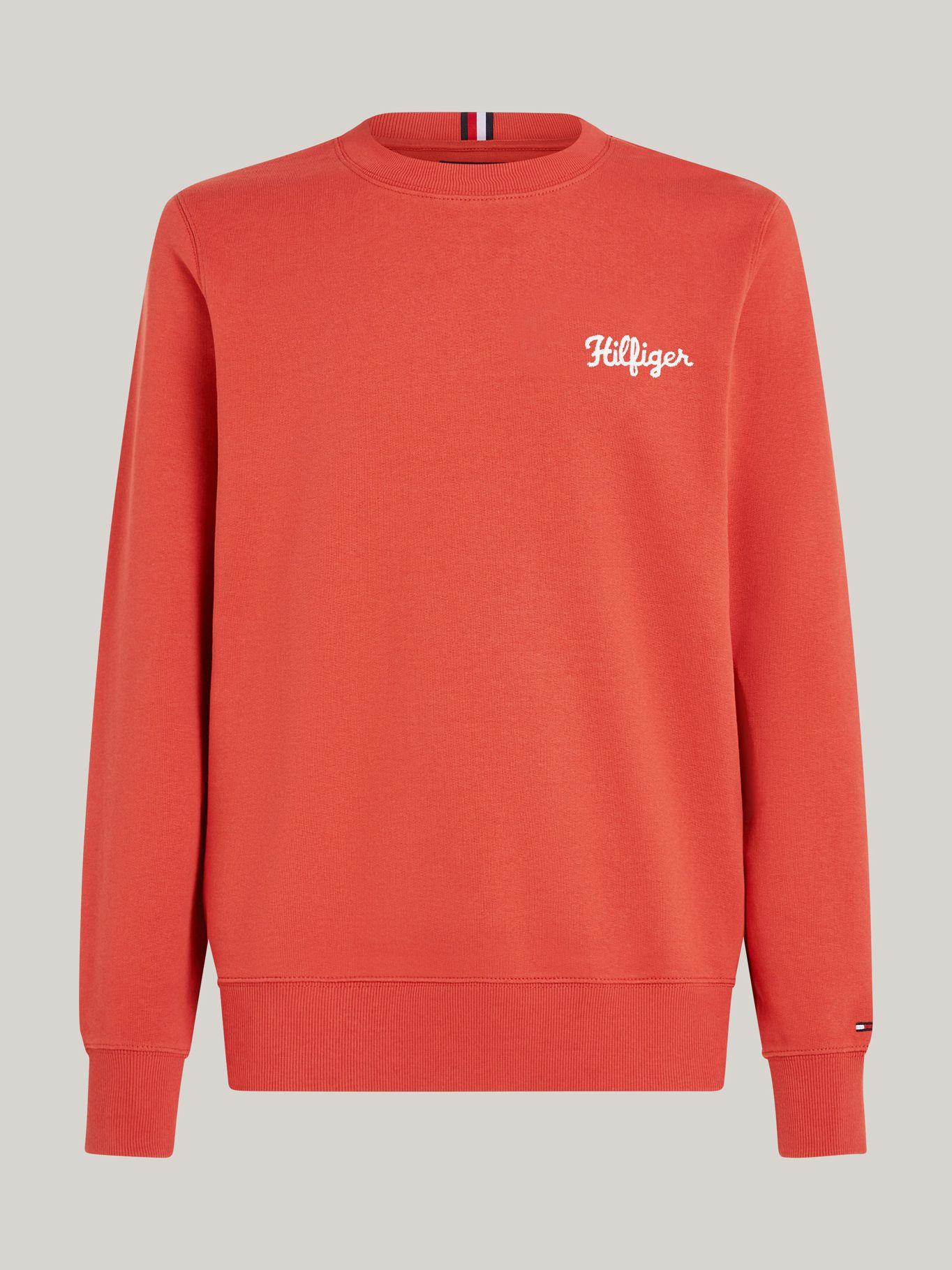 Polerón Con Logo En El Pecho Rojo Tommy Hilfiger-4