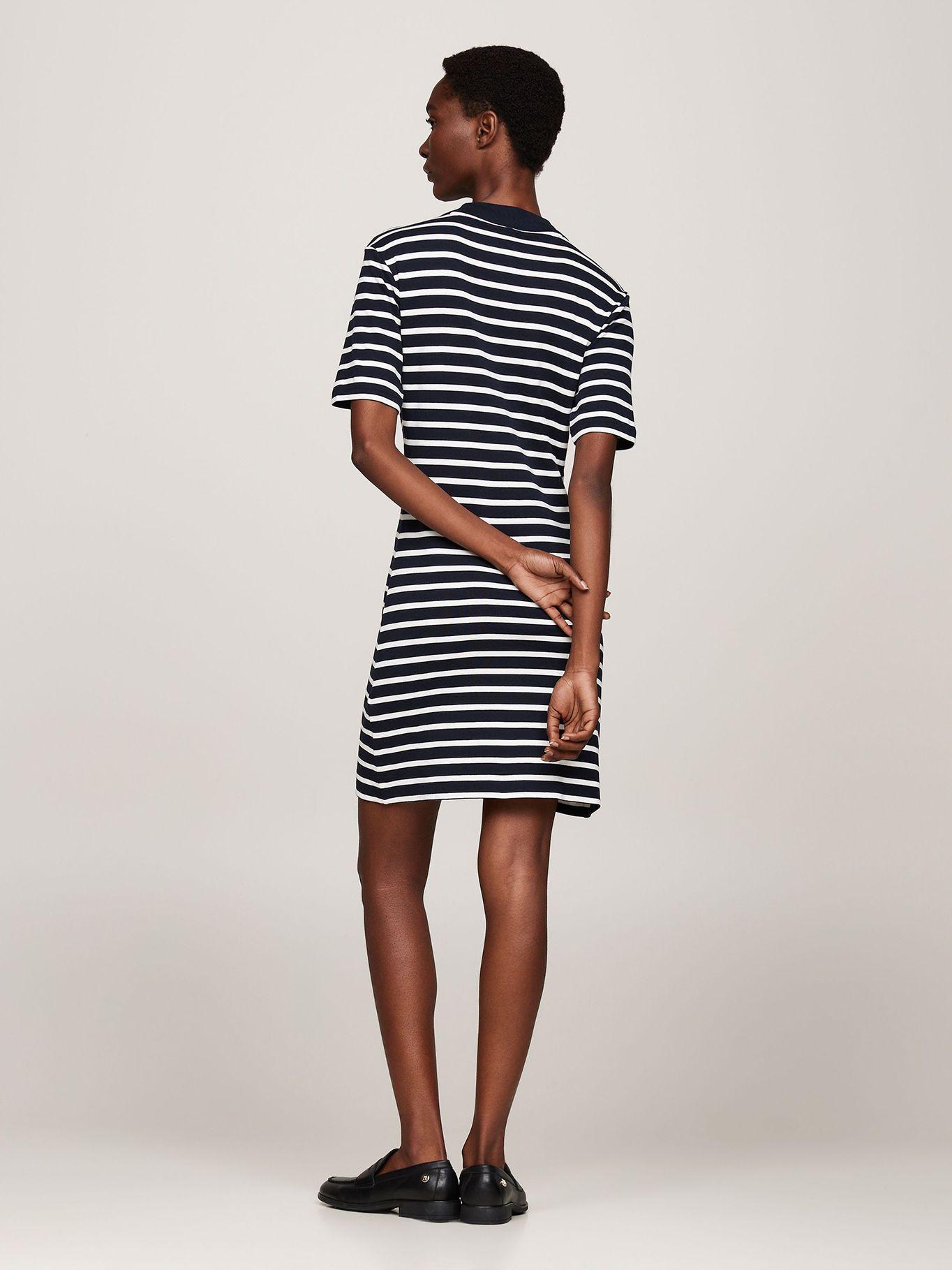 Vestido Con Diseño De Rayas Azul Tommy Hilfiger-1