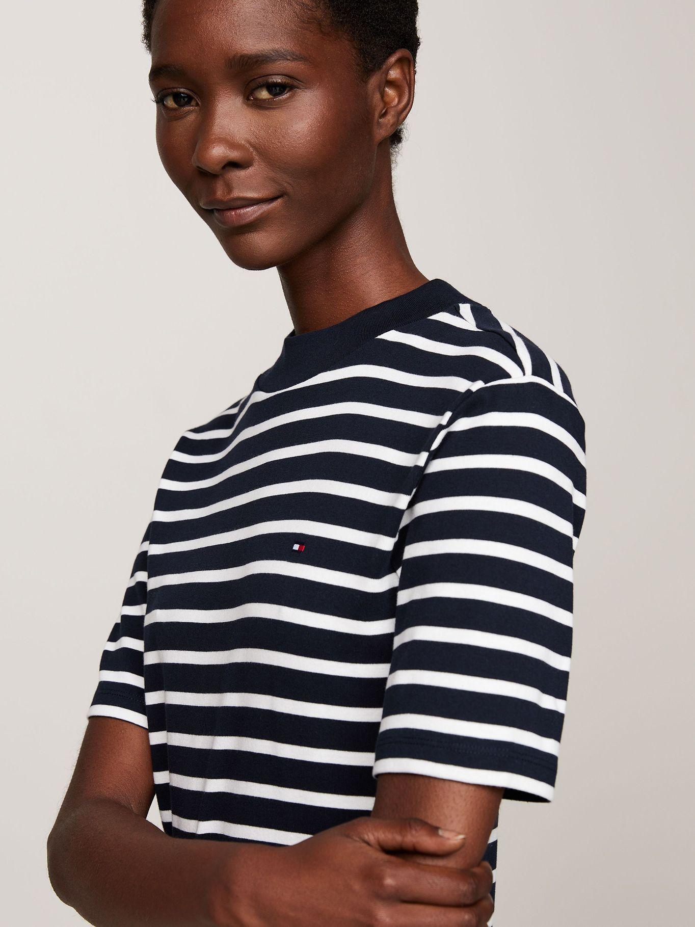 Vestido Con Diseño De Rayas Azul Tommy Hilfiger-2
